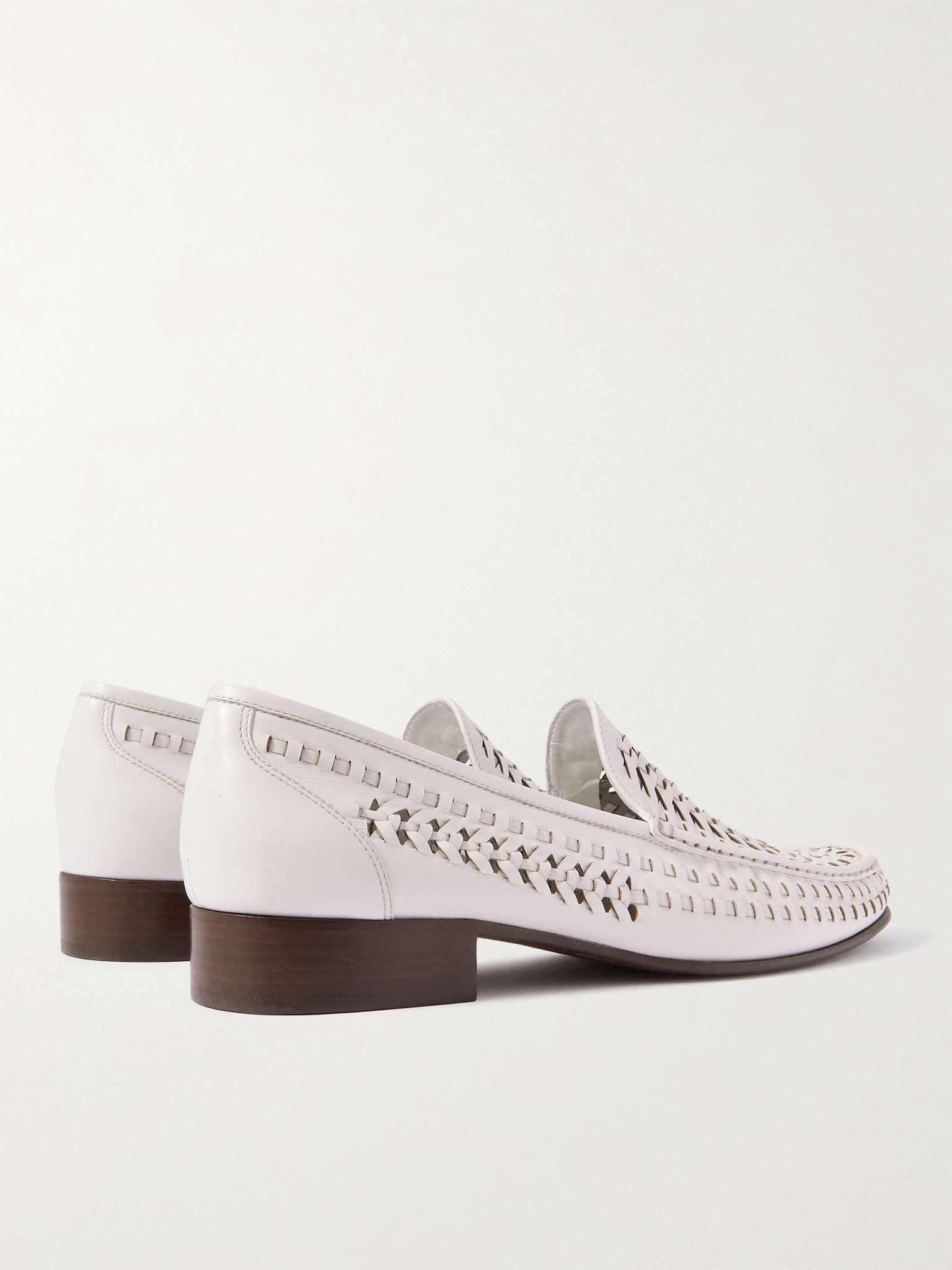 Swann Woven Leather Loafers - 5