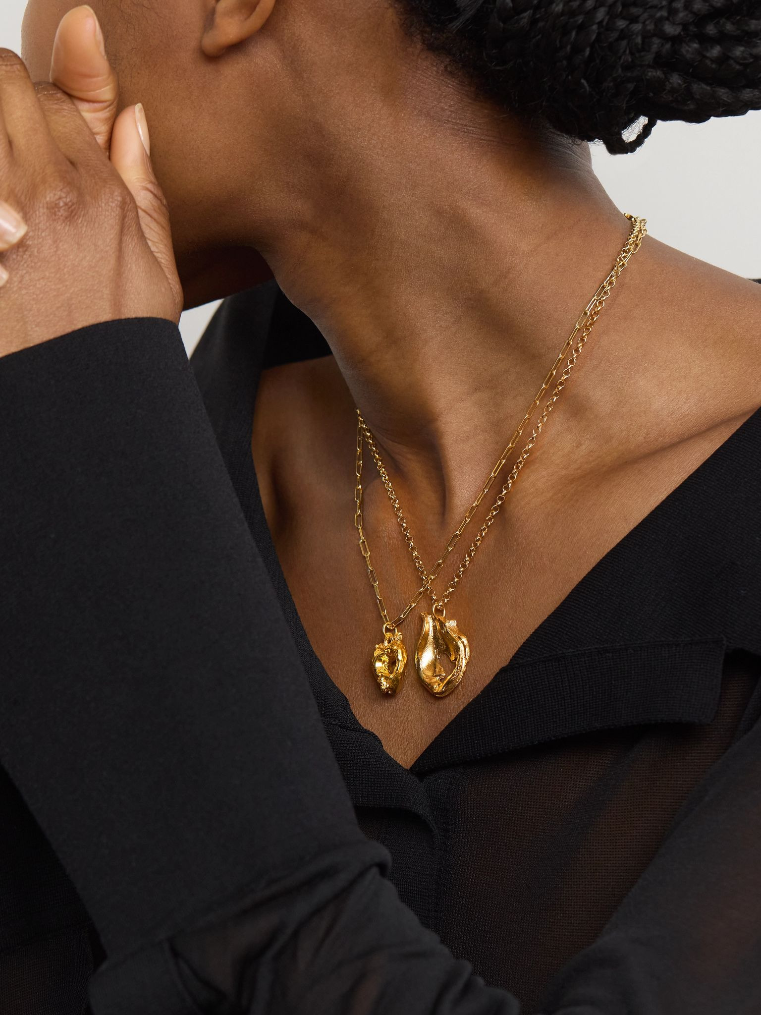 The Lovers' Pact gold-plated necklace Gold - 5