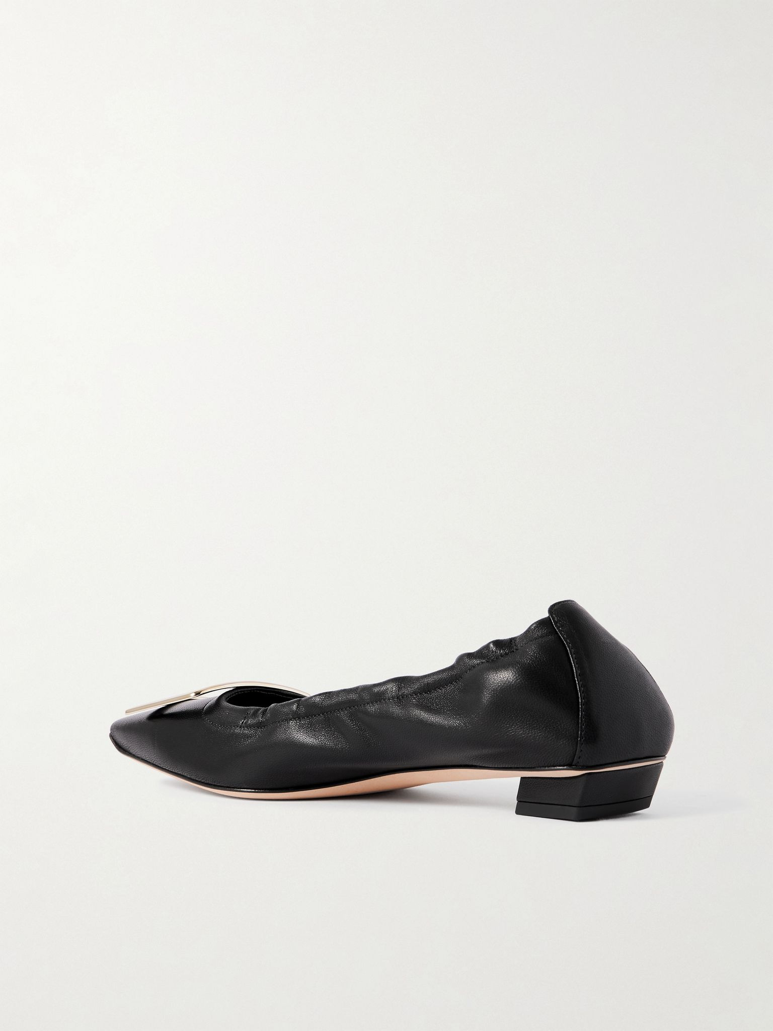 Belle Vivier leather ballet flats Black - 3