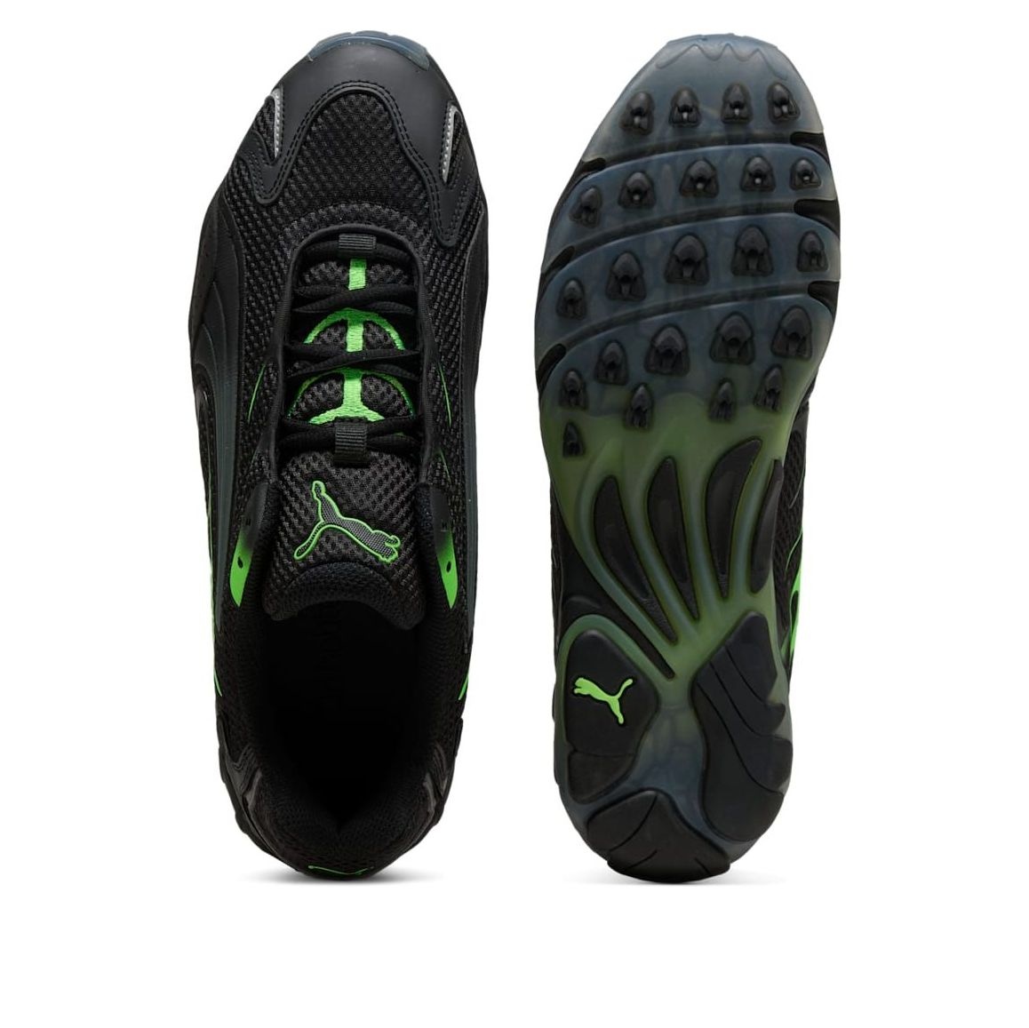 PUMA Inhale 'Black Green Glare' 401560-01 - 4