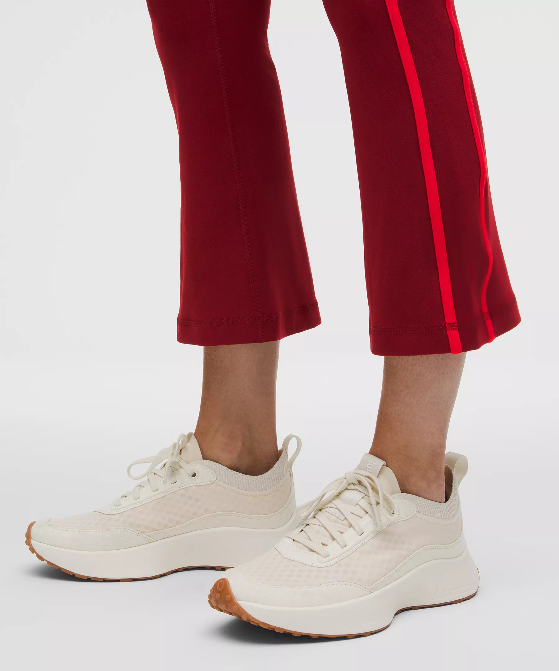 Nulu Sporty Trim Mid-Rise Flared Pant - 6