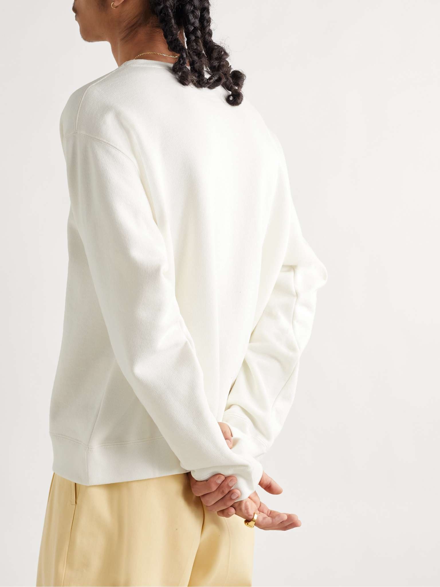 Logo-Print Cotton-Jersey Sweatshirt - 5