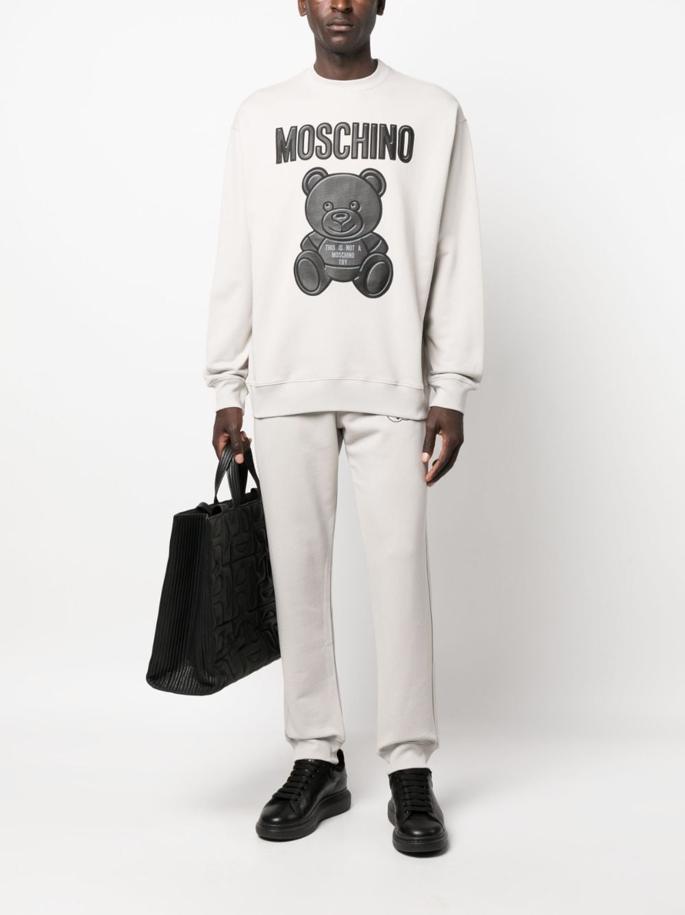 Smiley-print logo track trousers - 2