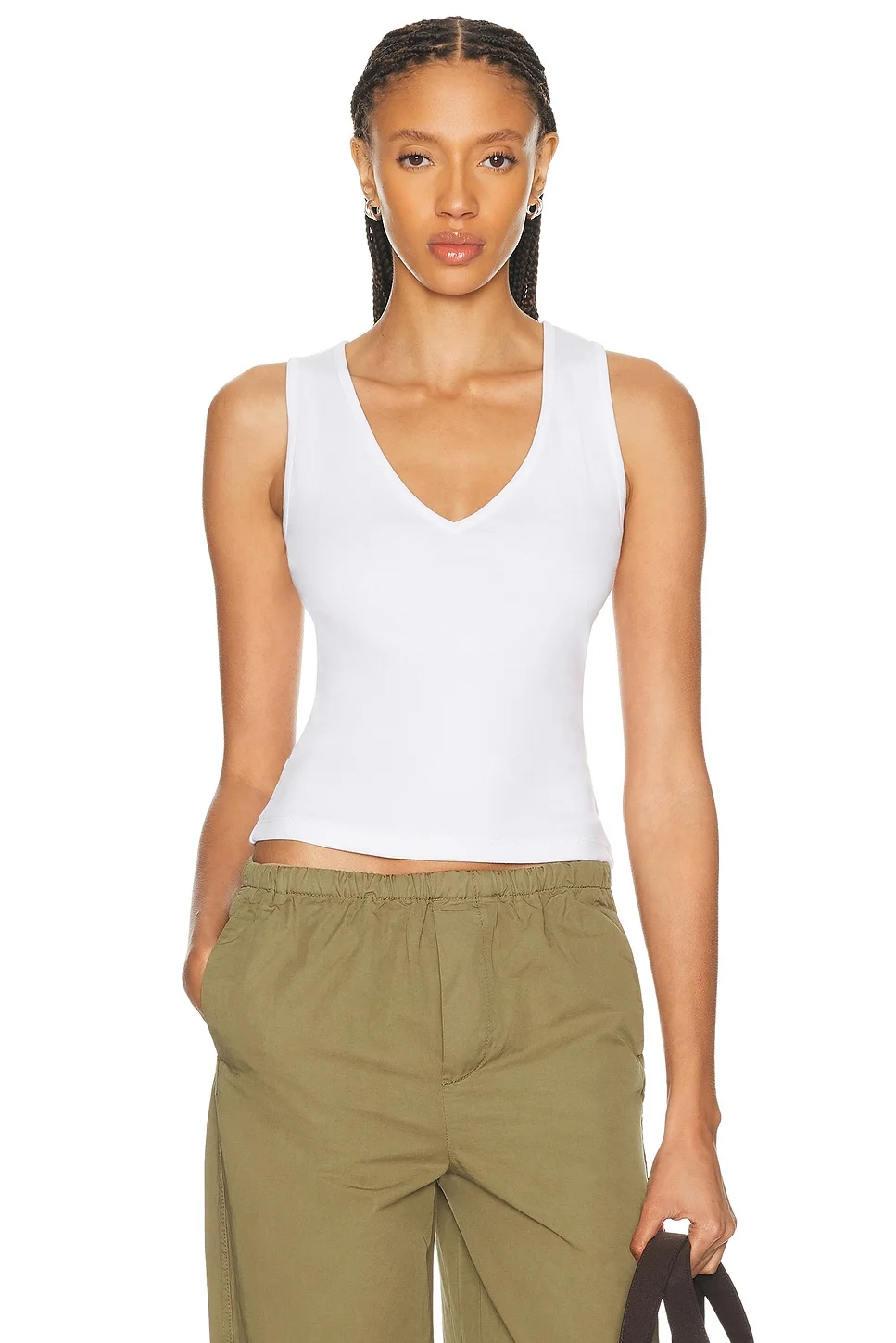 V-neck Muscle Tank - 1
