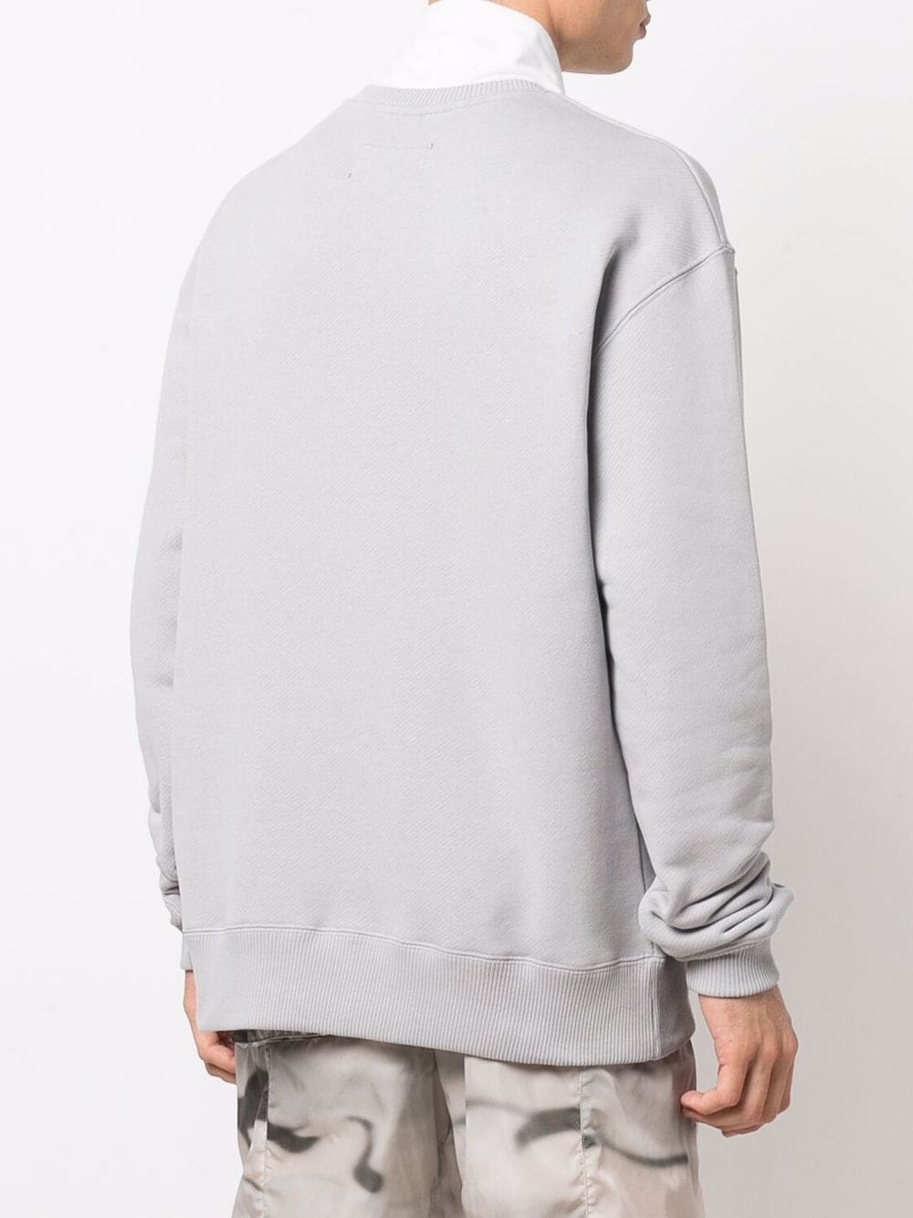 logo-embroidered cotton sweatshirt - 4