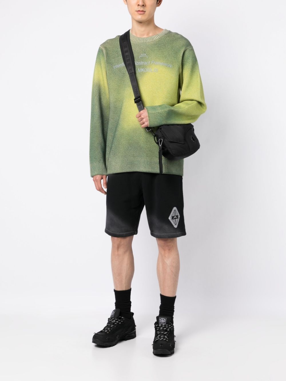 elasticated-waist track shorts - 2