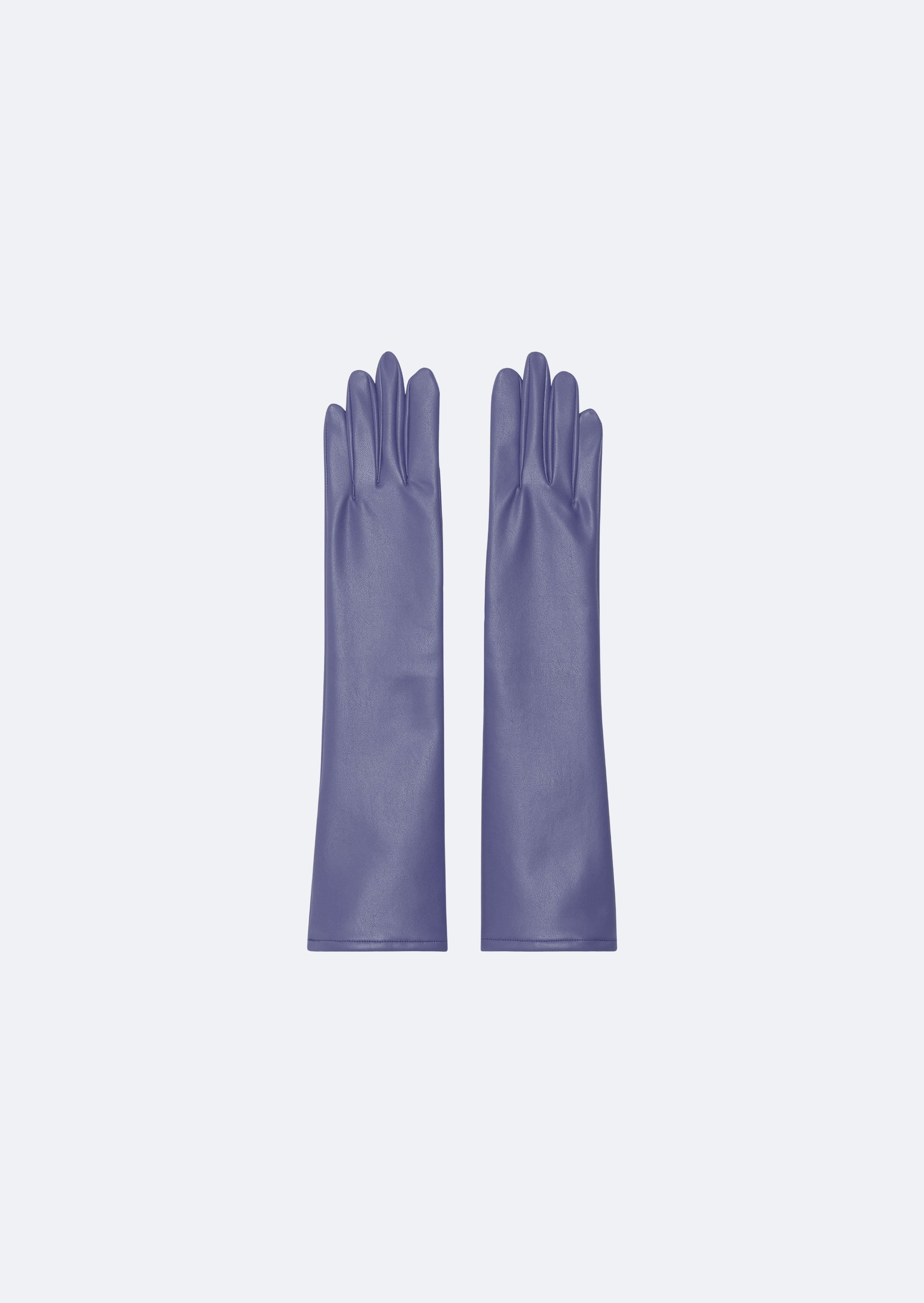 Faux Leather Gloves - 1