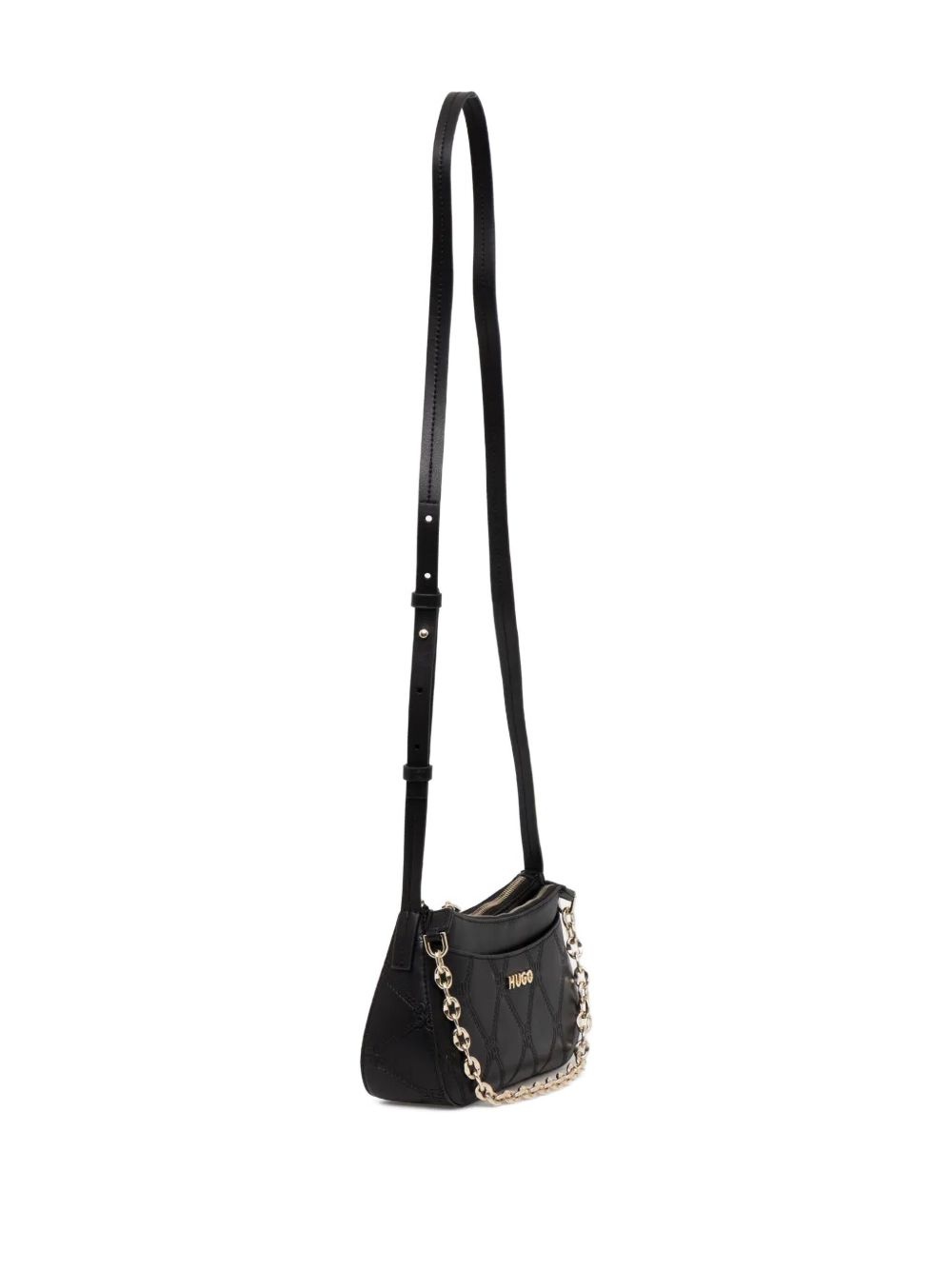 logo-lettering cross body bag - 2