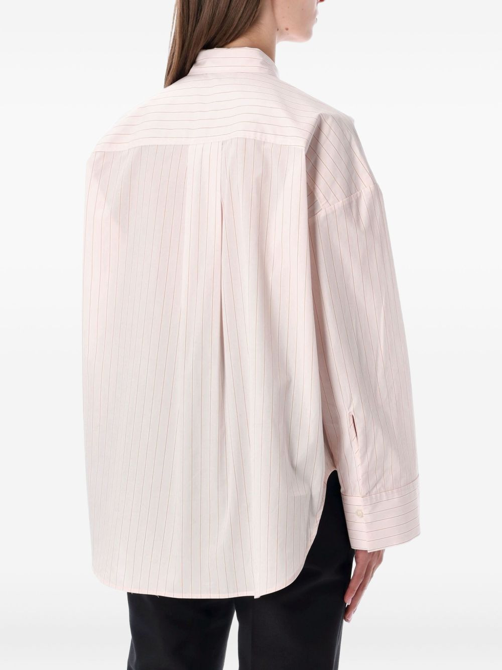 Derris pinstripe-pattern pocket shirt - 2