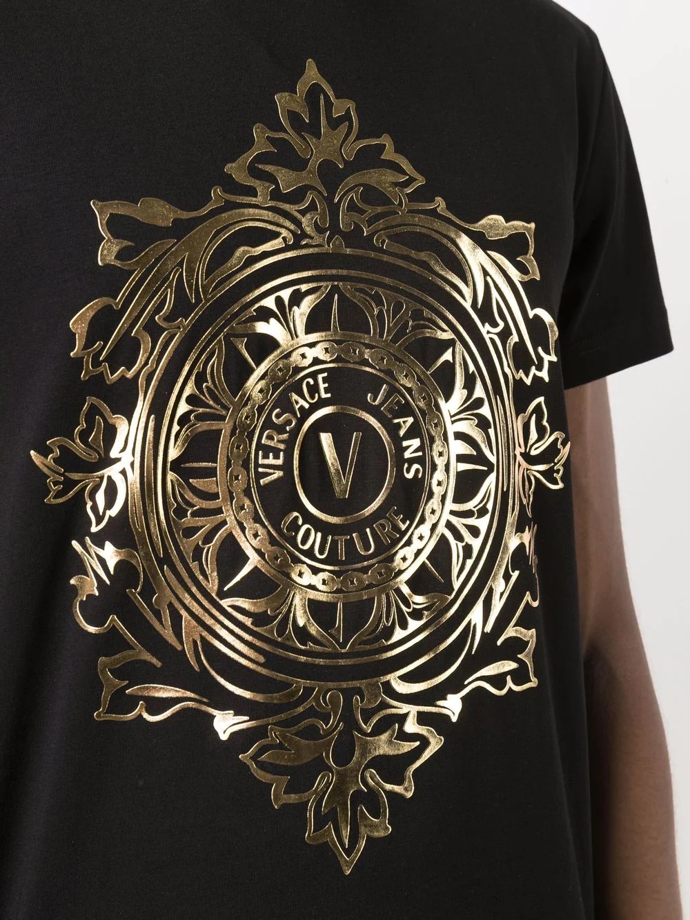 Gold Logo Print T-shirt - 5