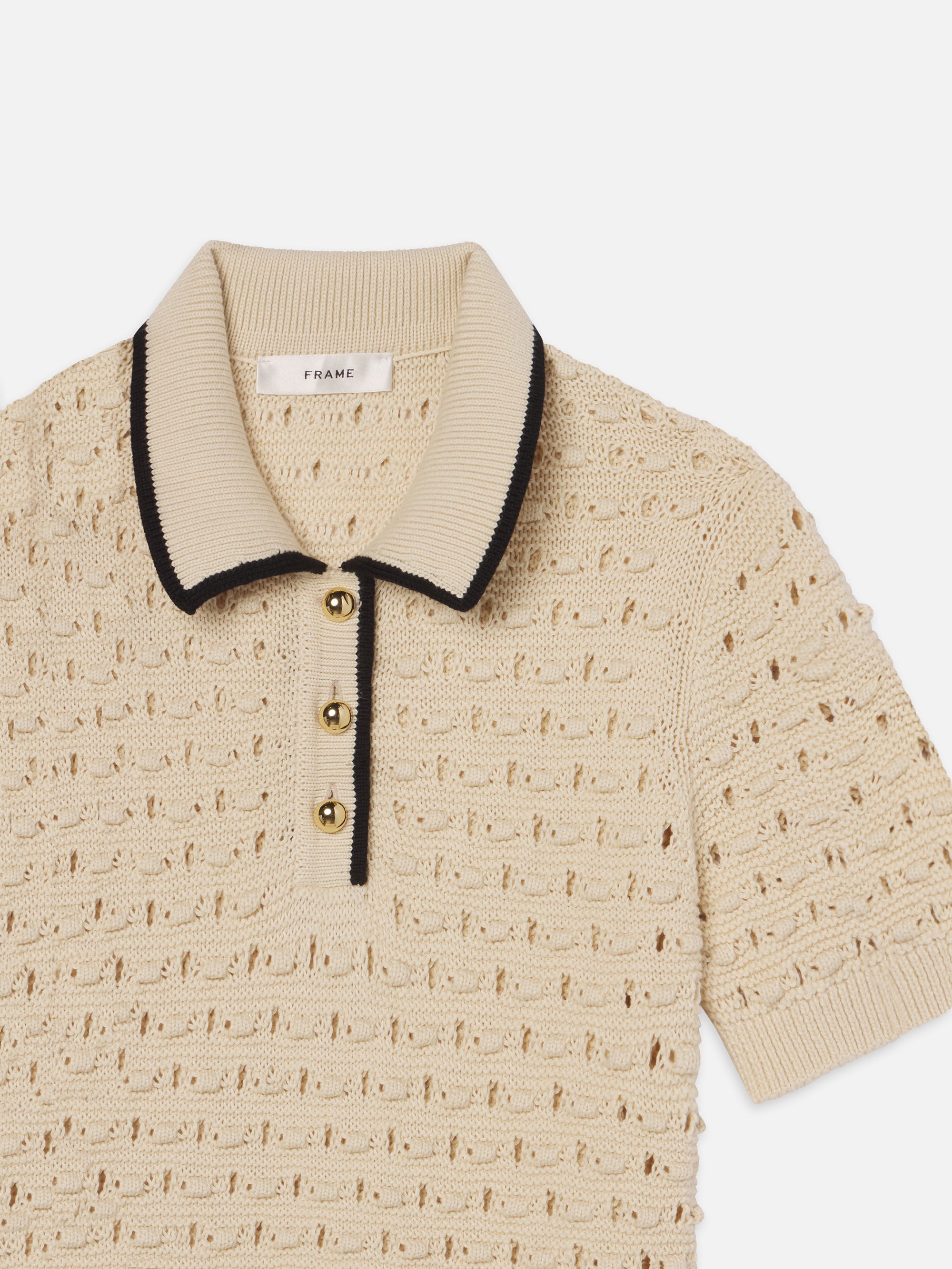 The Bauble Polo in Cream - 4