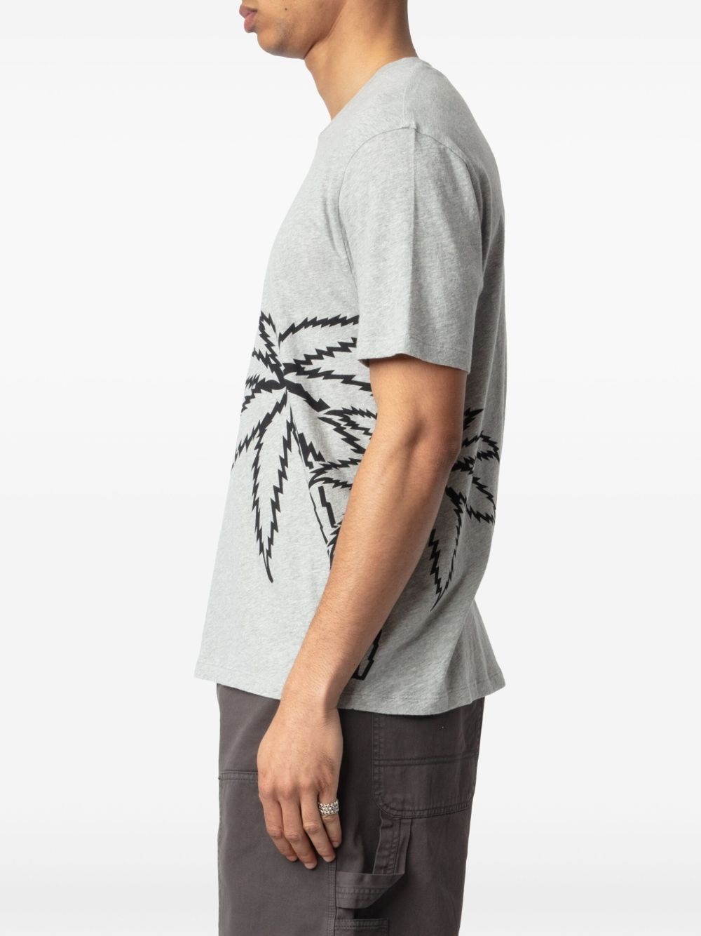 graphic-print organic-cotton t-shirt - 5