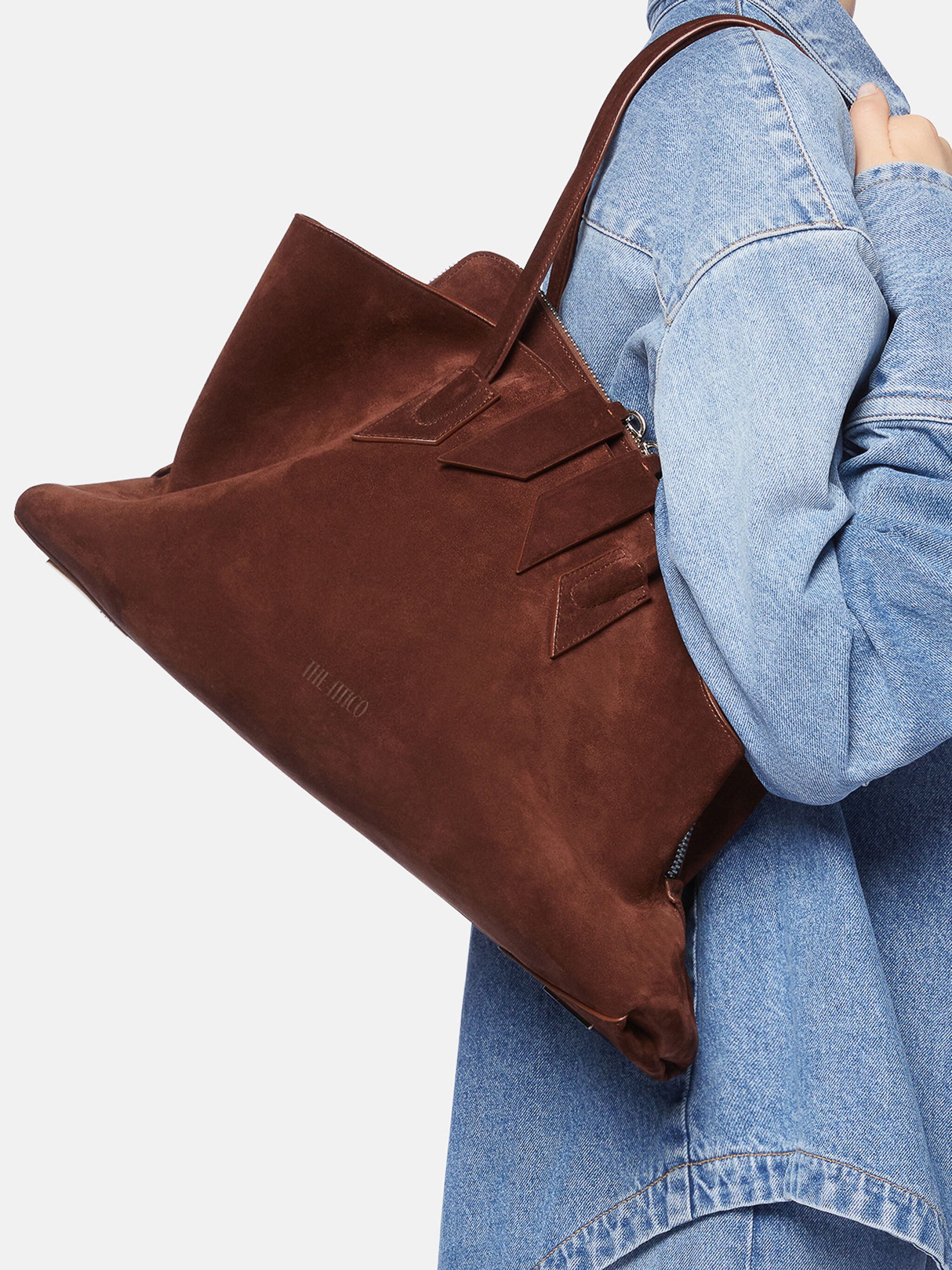 バッグ・カバンその他 The Attico La Passeggiata Medium Light Chocolate bag La Passeggiata Medium'' light chocolate top handle for Women