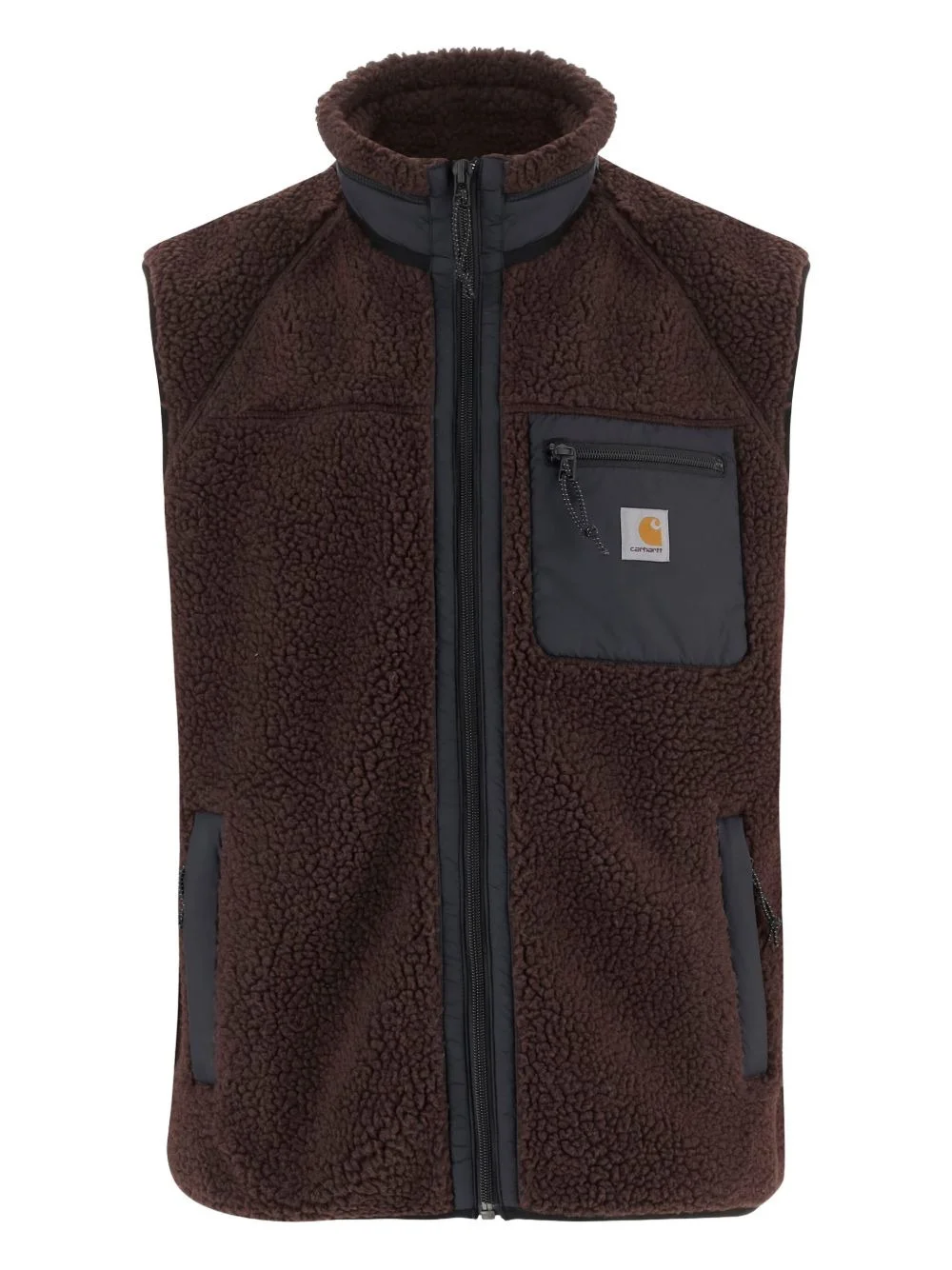 logo-pach zip-up vest - 1