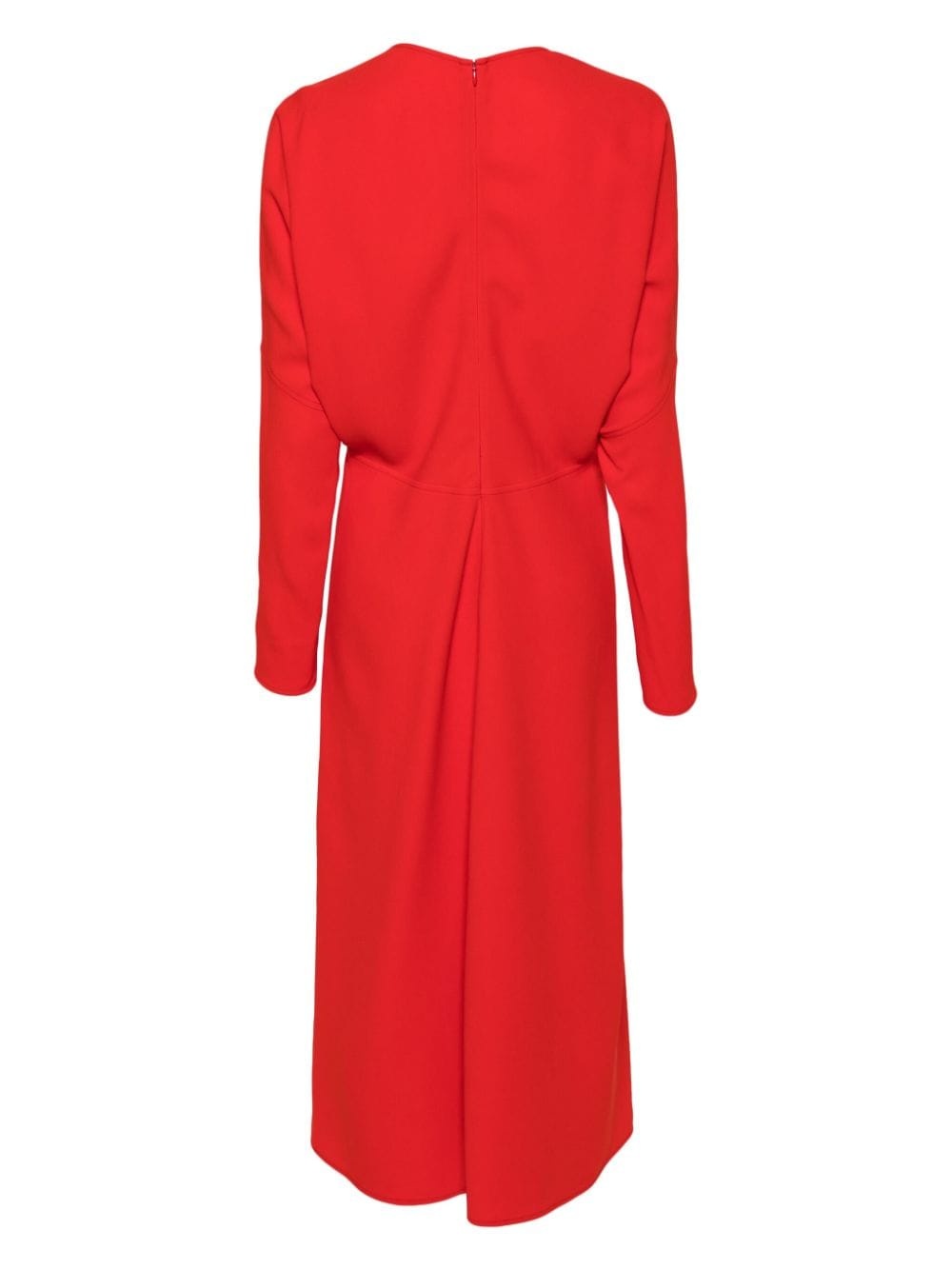draped cady midi dress - 2