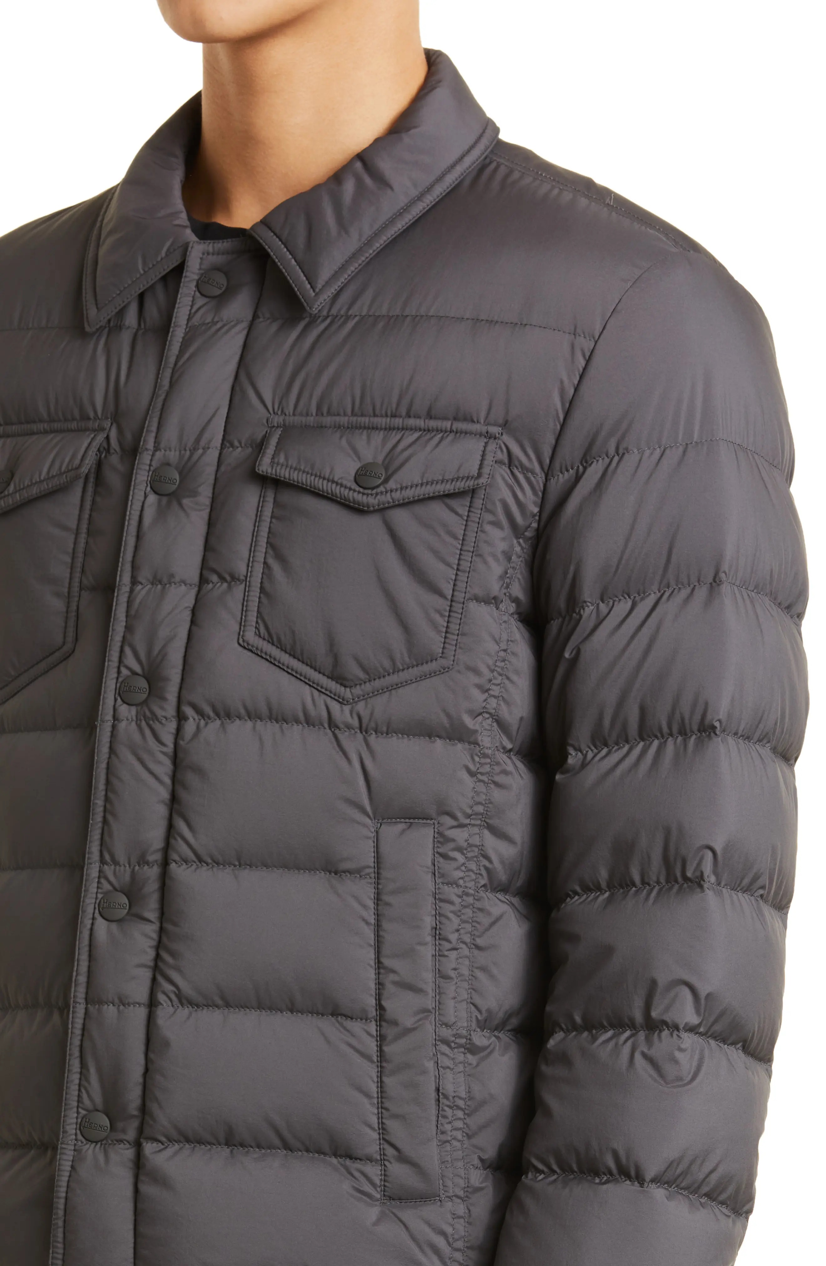 Men's Legend La Denim Quilted Down Jacket - 4