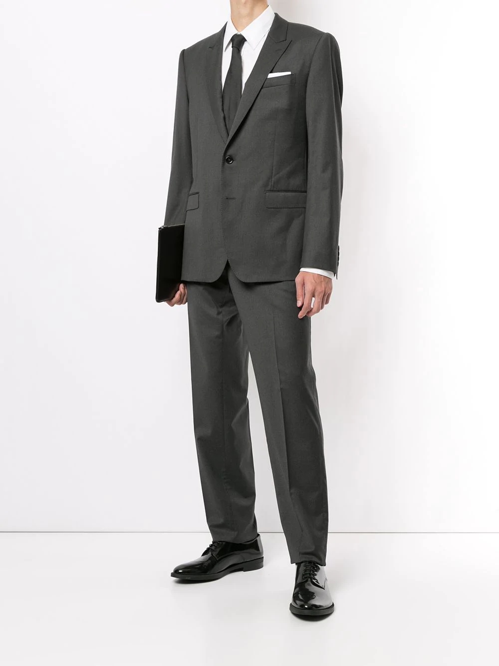 straight-fit suit - 2