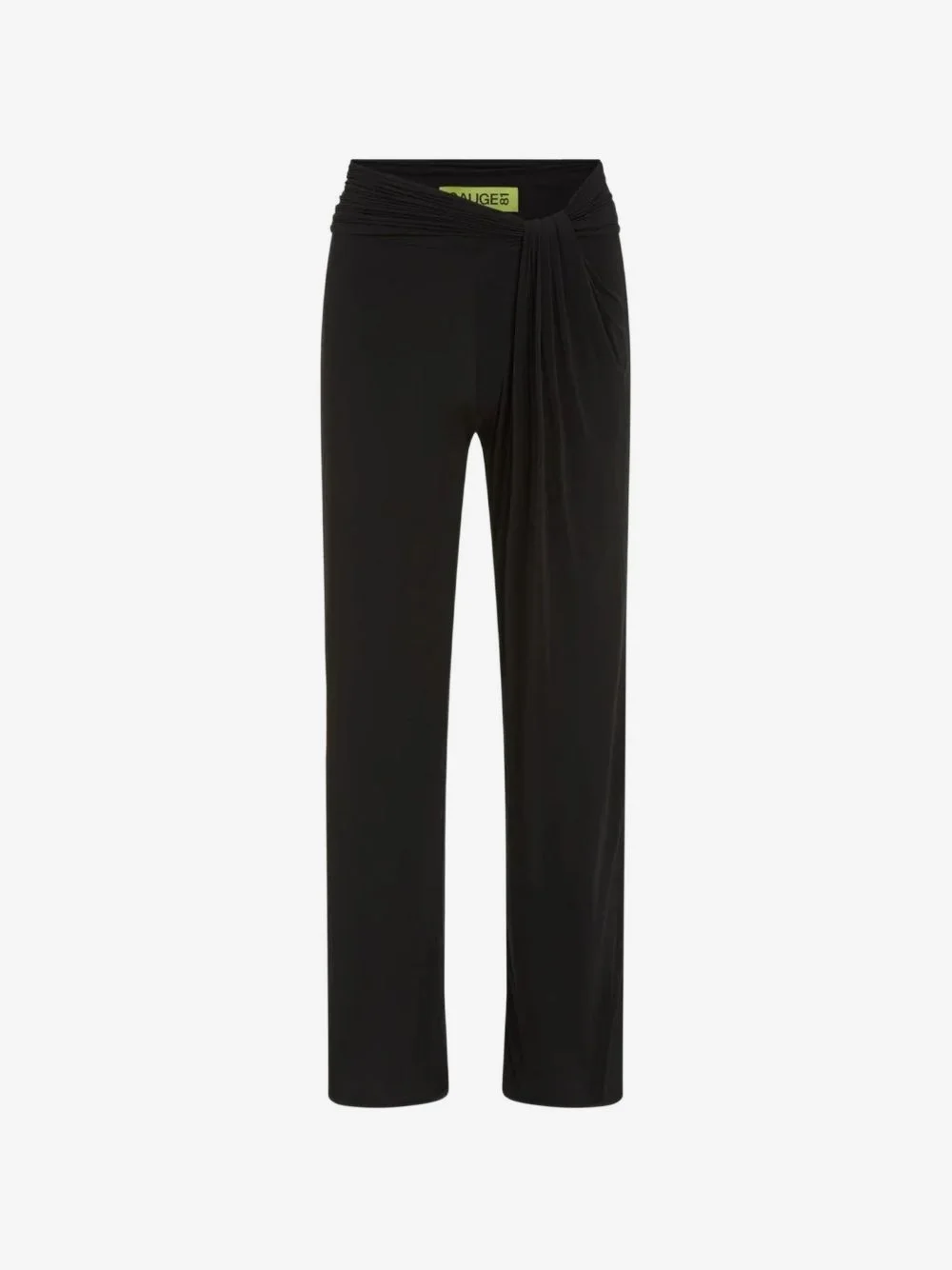 Loutro draped wide-leg trousers - 1