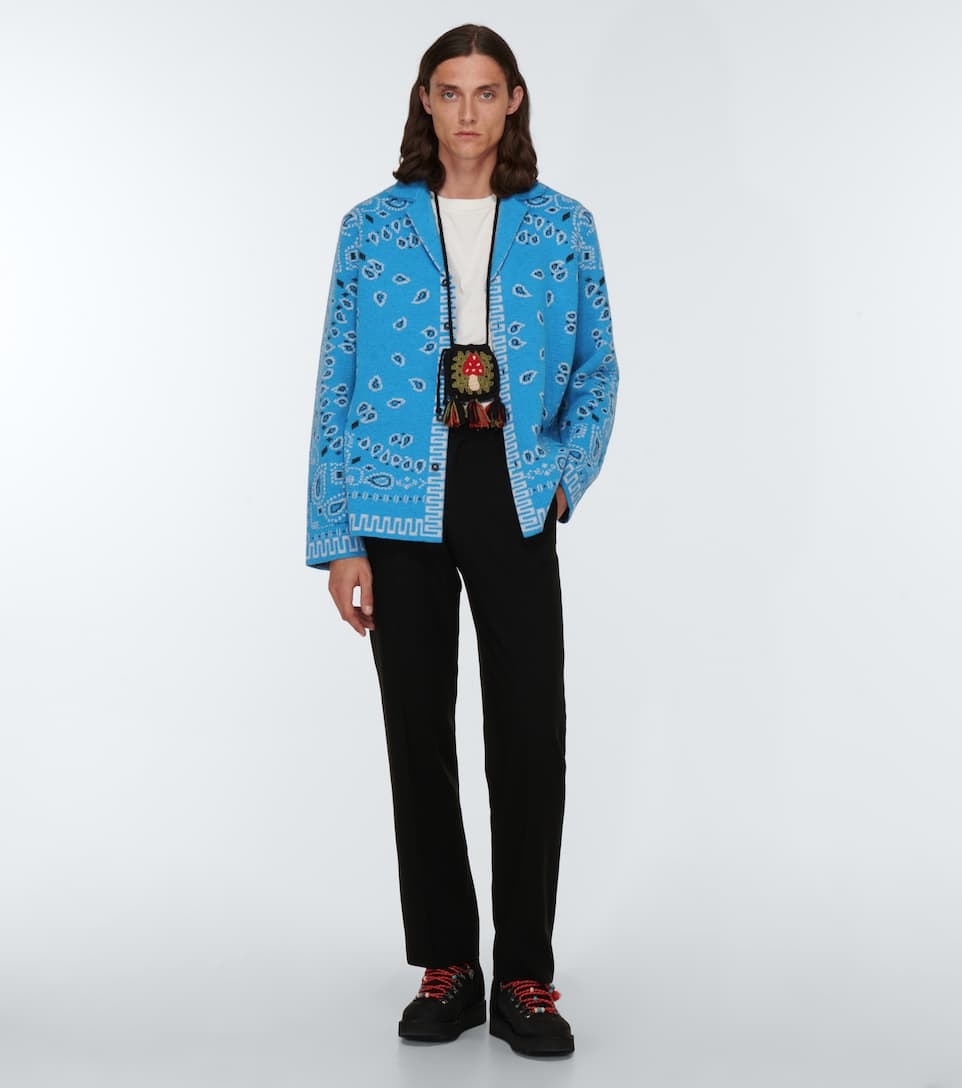 Bandana jacquard cardigan - 2
