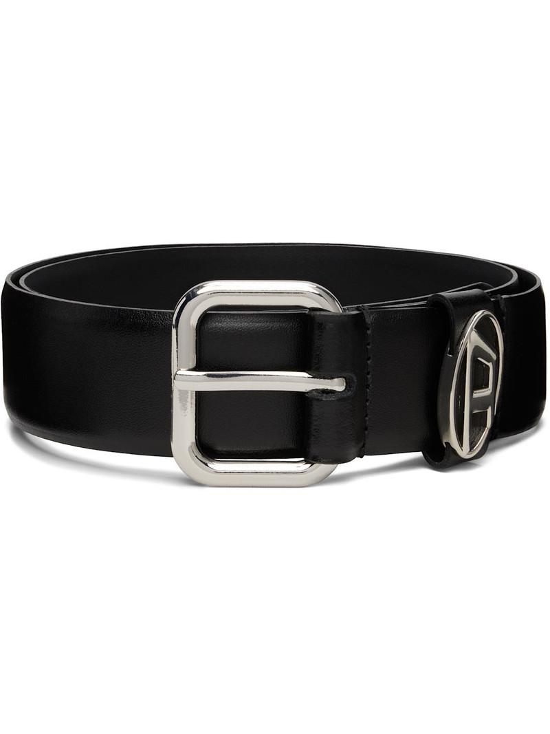 Black B-1Dr Oval D Loop Belt 1