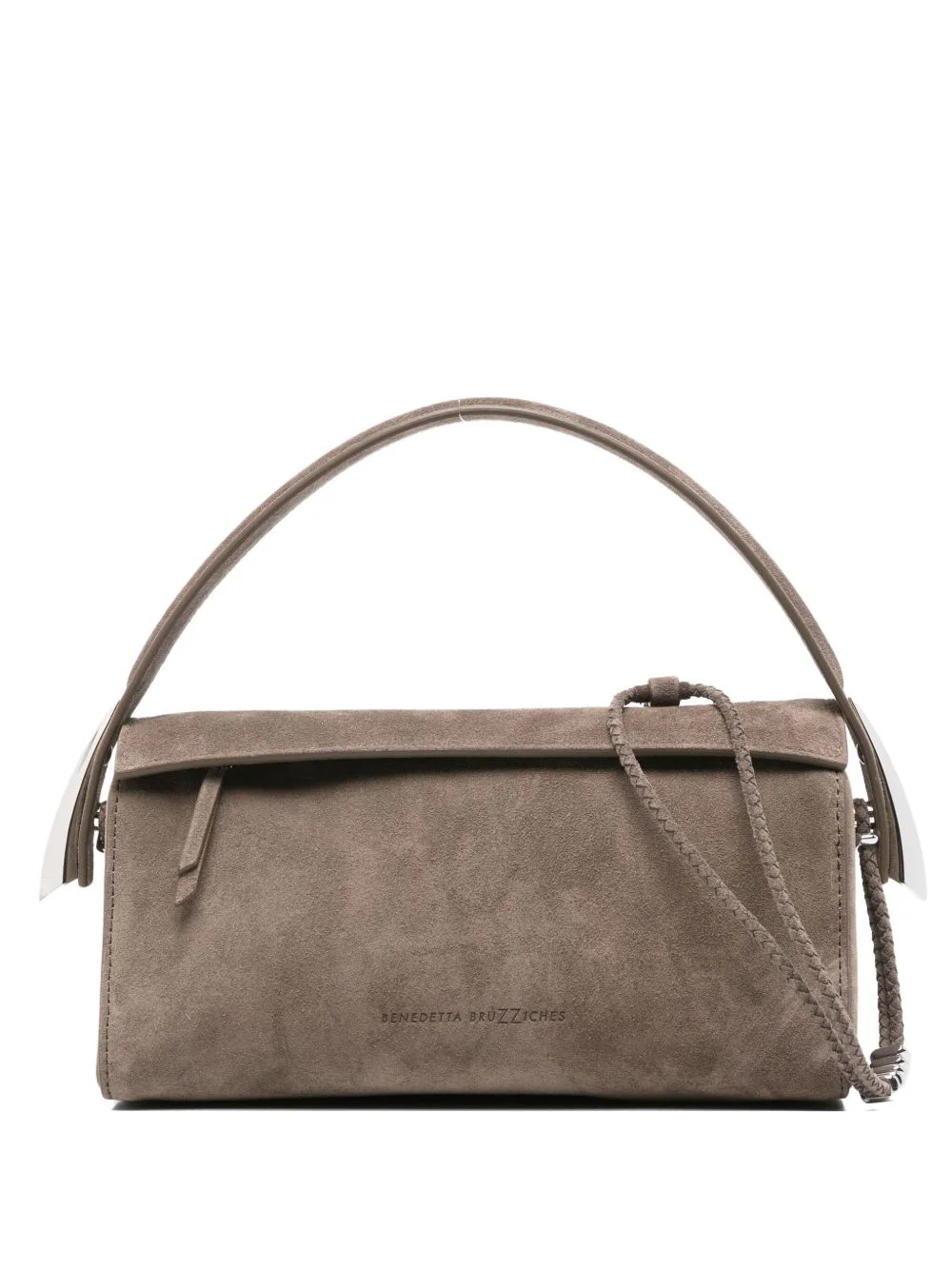 suede satchel bag - 1