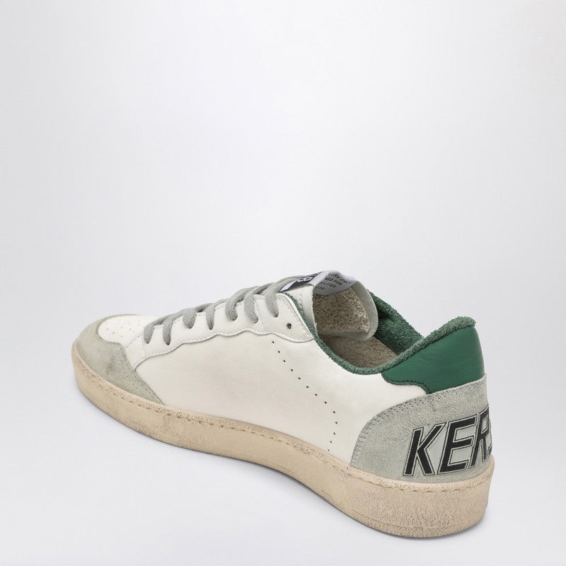 Golden Goose Ballstar White/Green Low Sneaker Men - 4