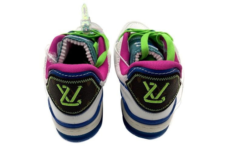 LOUIS VUITTON Trainer Upcycling Sneakers 'White Blue' 1A9D75 - 5