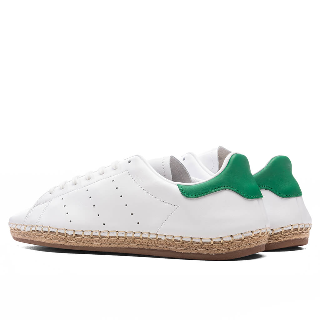 ADIDAS ORIGINALS X CLOT STAN SMITH BY EDISON CHEN - CLOUD WHITE/GREEN - 3