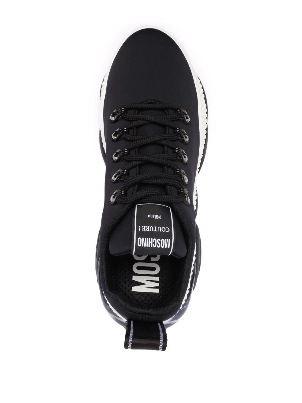 Teddy Bear sole lace-up sneakers - 4