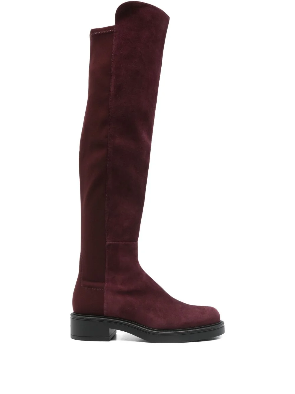 40mm suede knee-high boots - 1