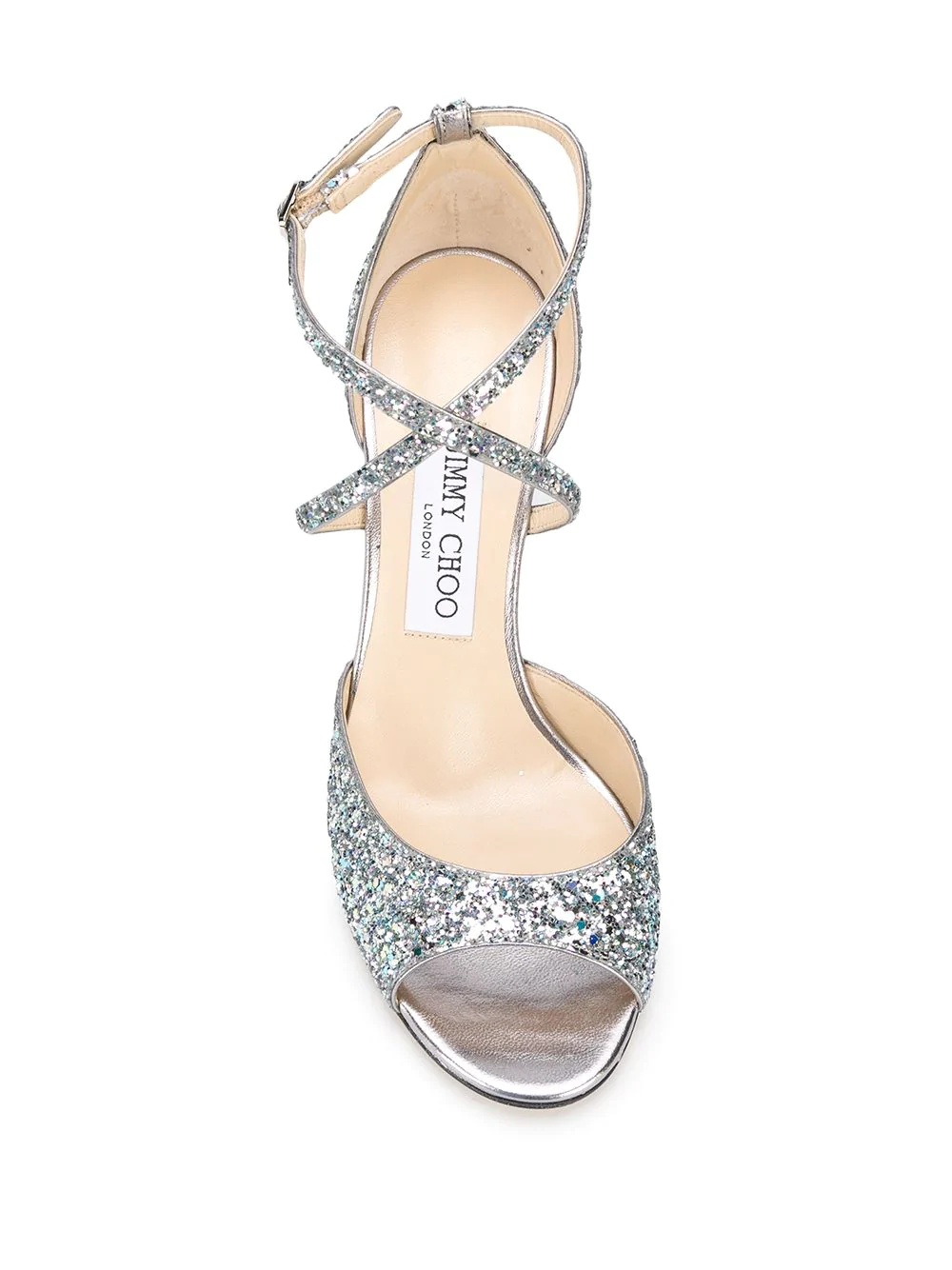 Emsy 85mm glitter sandals - 4