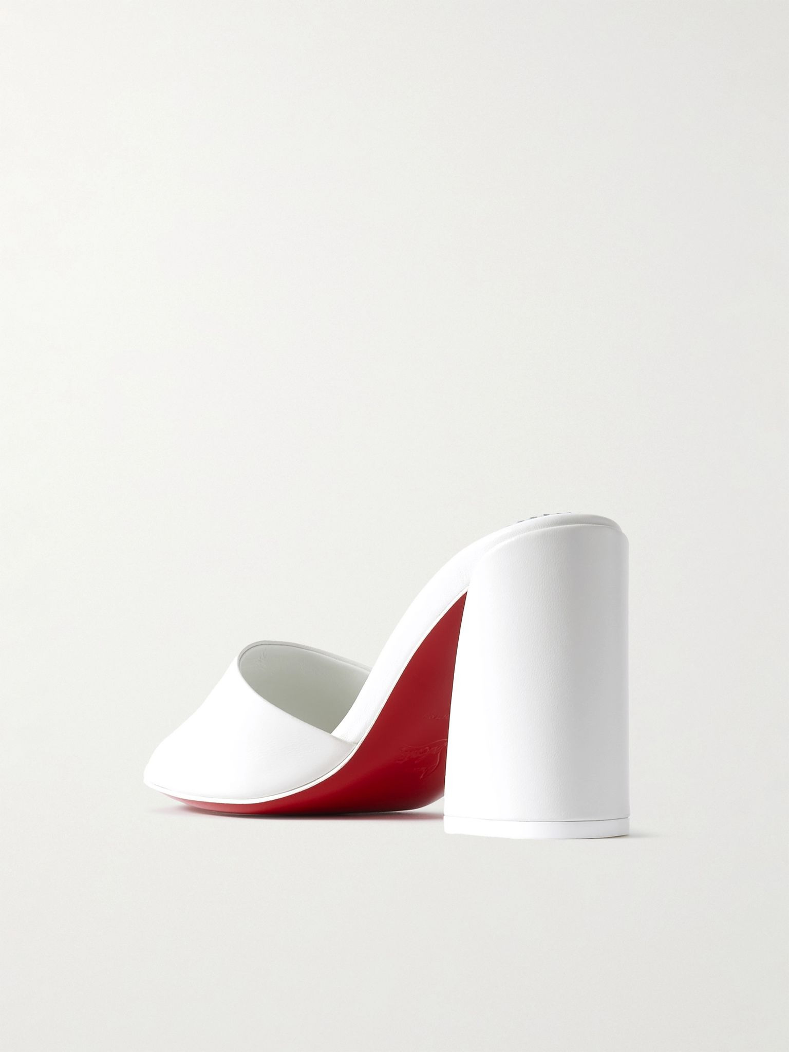 Jane leather mules White - 3