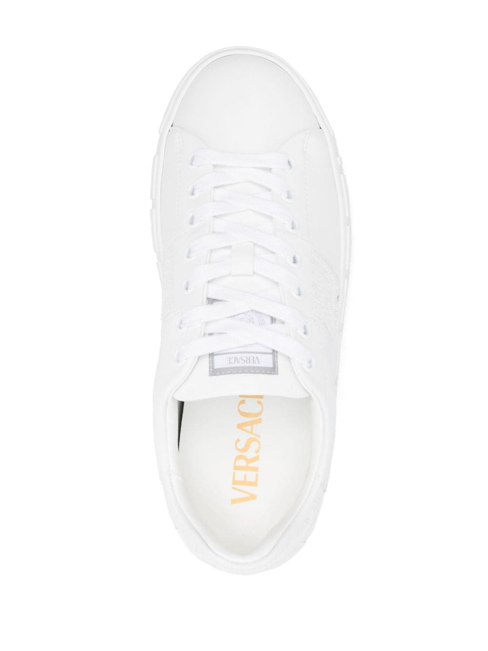 Greca-embellished sneakers - 4