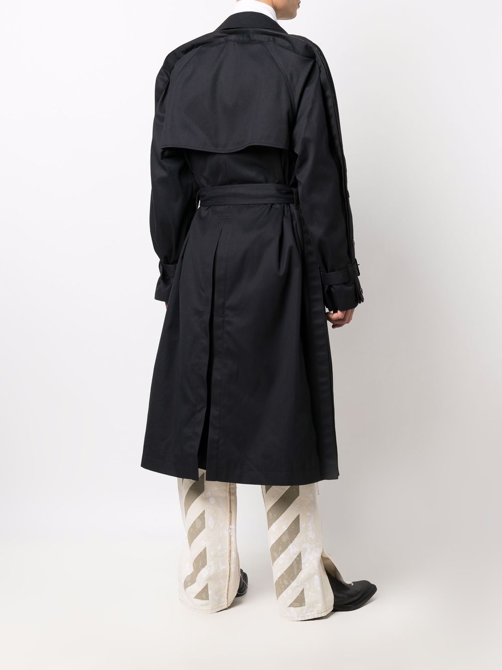 belted trench coat - 5