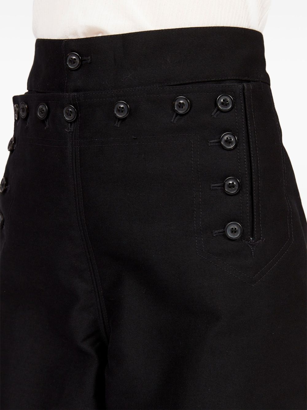 wide-leg satin trousers - 7
