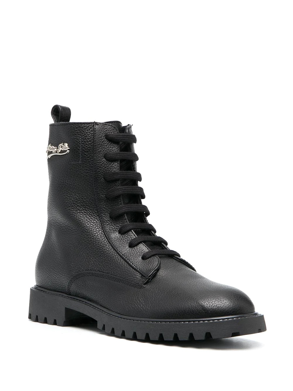 lace-up leather boots - 2