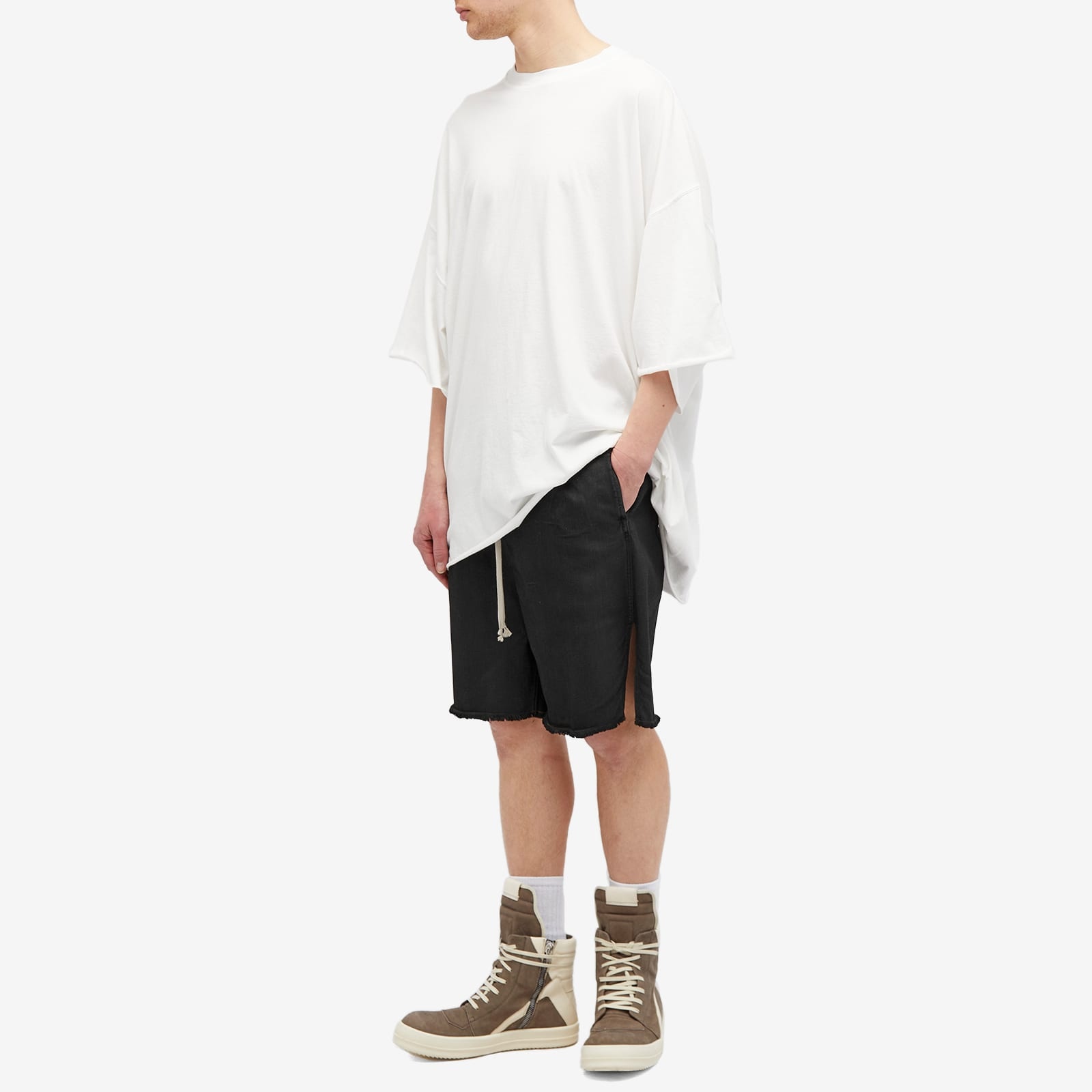 Rick Owens Denim Boxers Shorts - 4