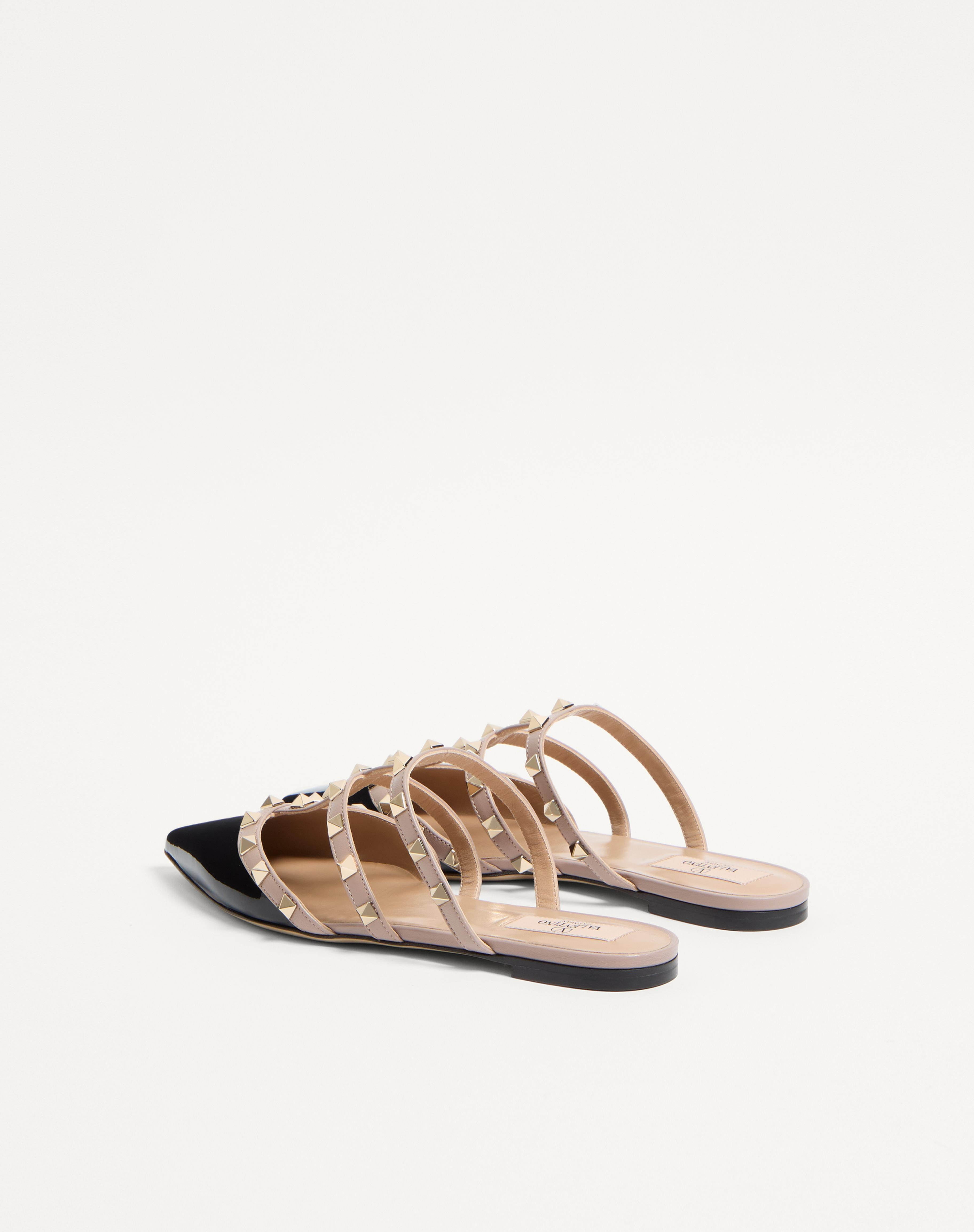 ROCKSTUD PATENT-LEATHER MULE - 5