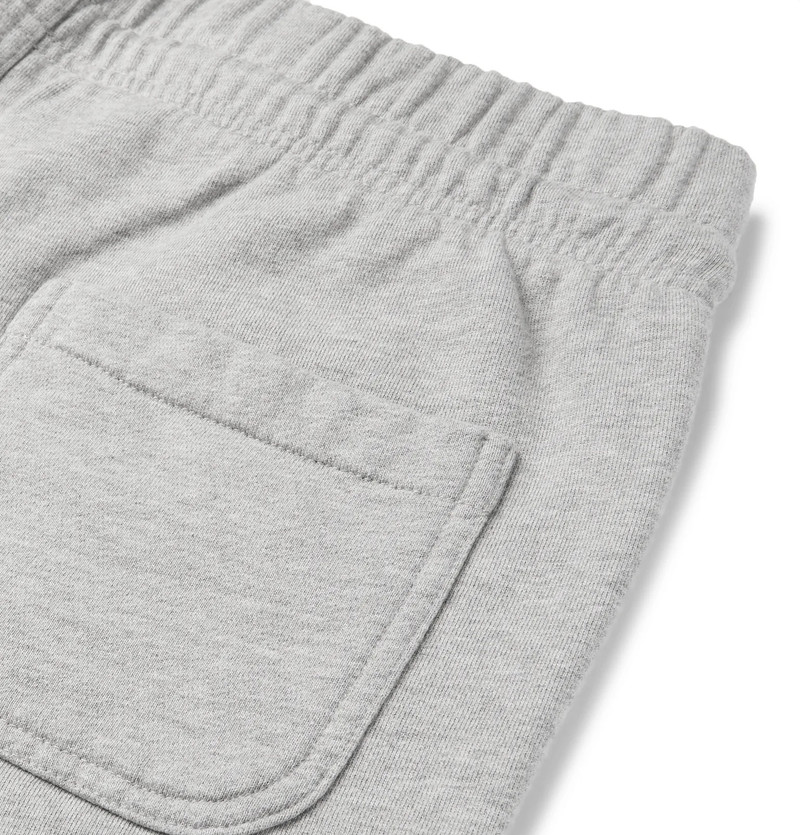 Tapered Logo-Appliquéd Loopback Cotton-Jersey Sweatpants 5