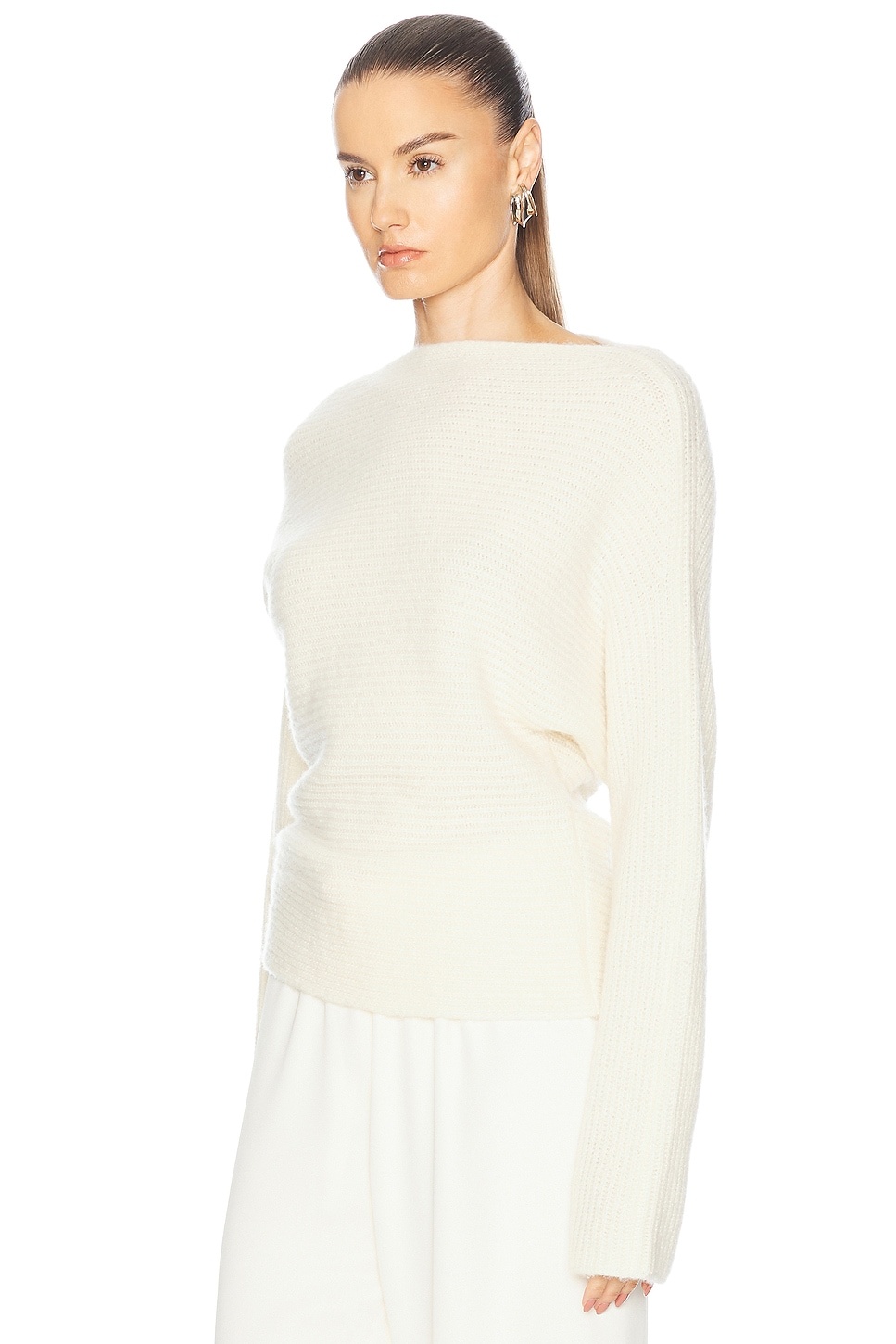 Cashmere Asymmetric Sweater - 3