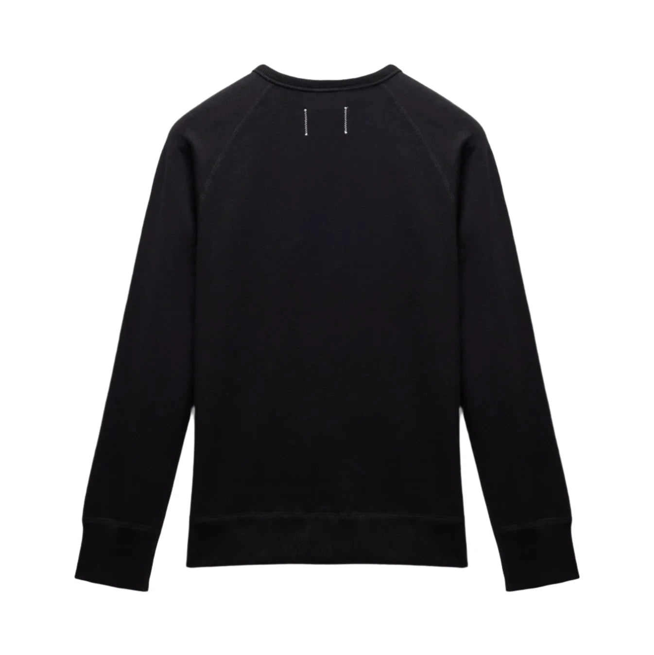 Midweight Terry Slim Crewneck Black - 2