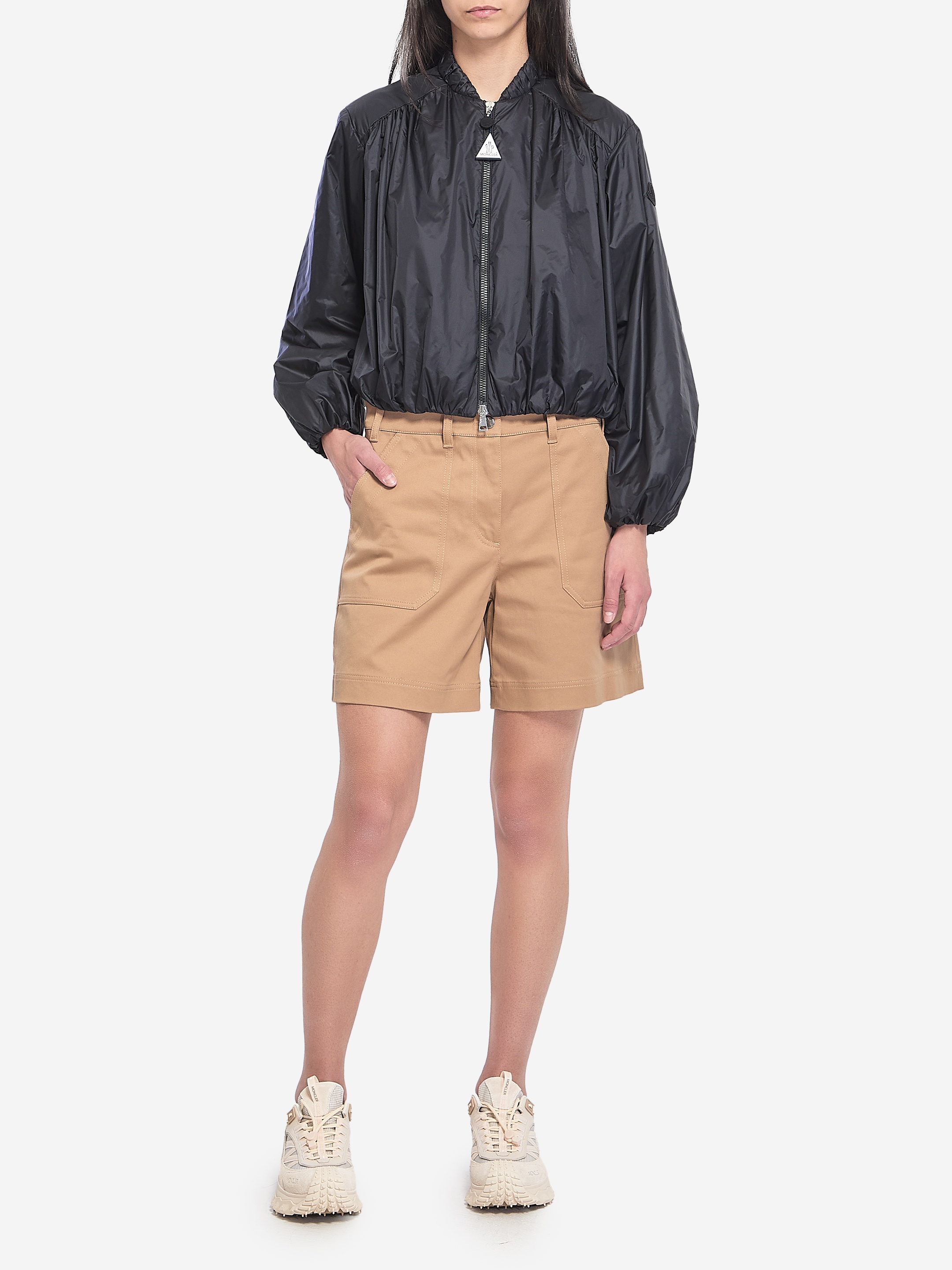 ★【MONCLER】Giacca bomber Chazeron★ボンバージャケット Light Blue Chazeron Bomber Jacket - Windbreakers & Raincoats