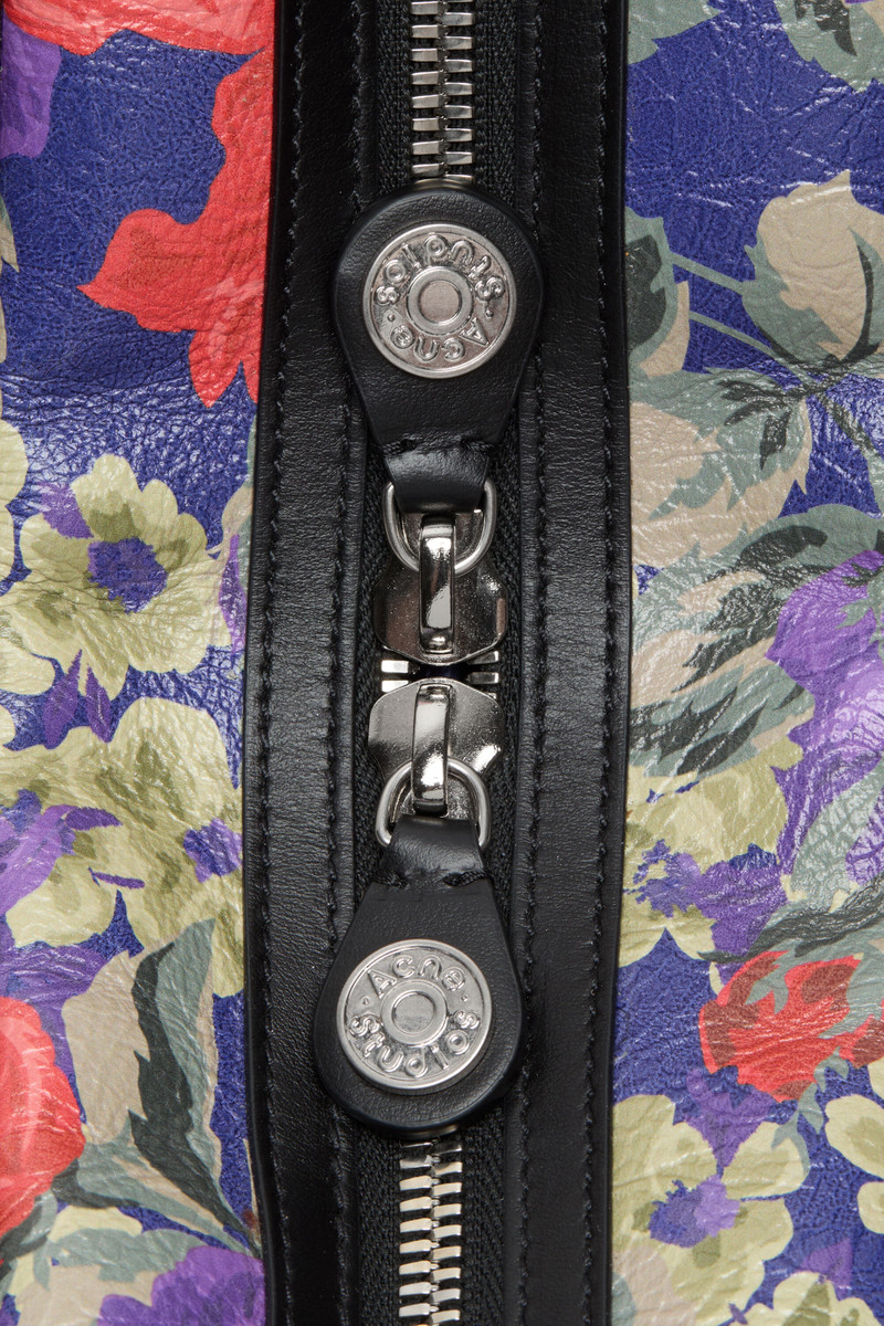 Camero Camera Flower Shoulder Bag - Violet purple 5