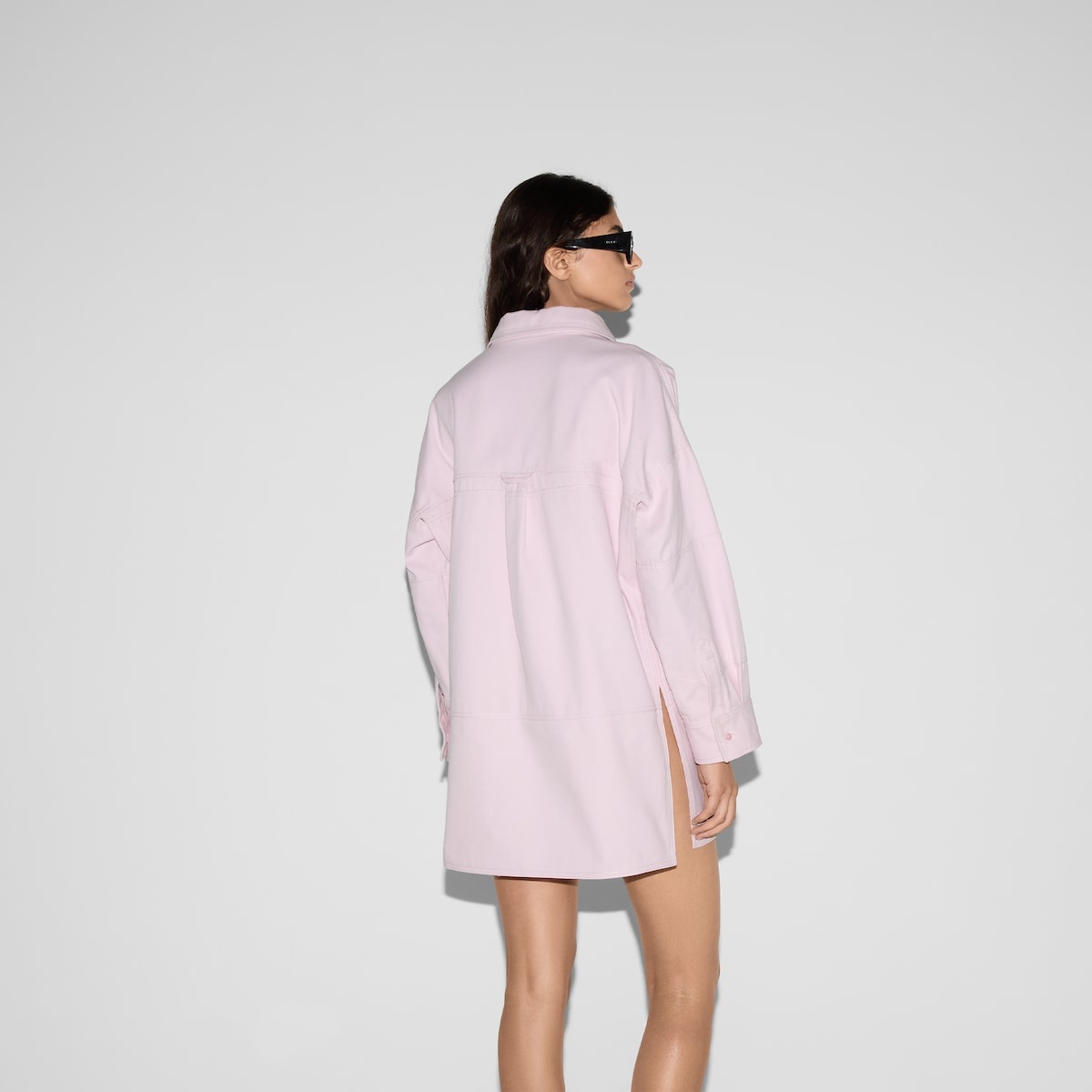 Embroidered cotton canvas shirt - 4