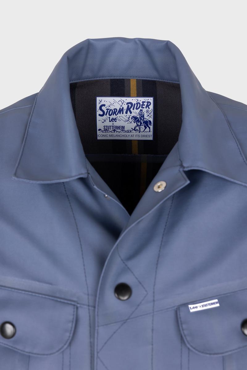 Men's Lee® x STUTTERHEIM Storm Rider™ Jacket Ash Blue 9