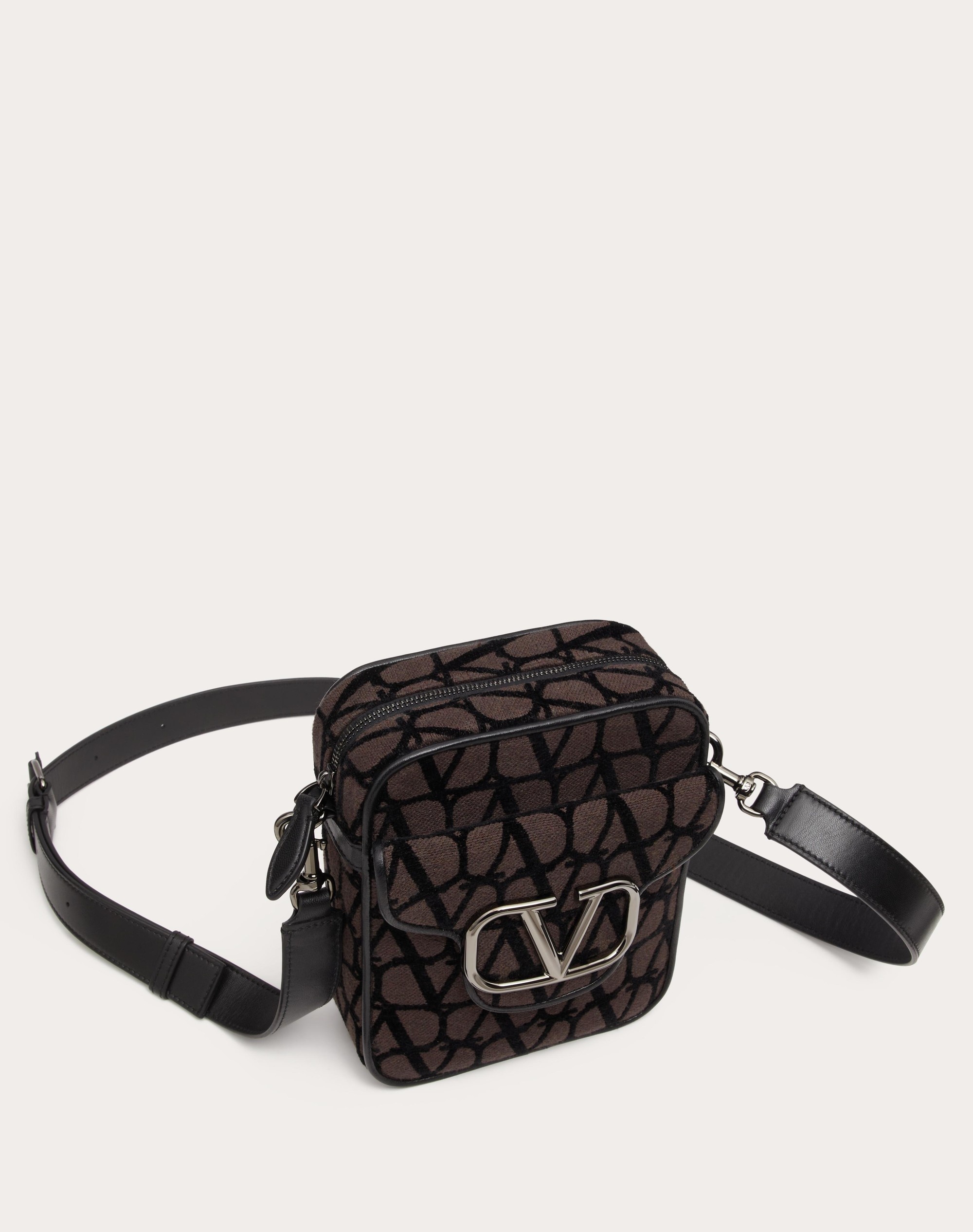 Valentino Men's Loco Monochrome Small Crossbody Bag