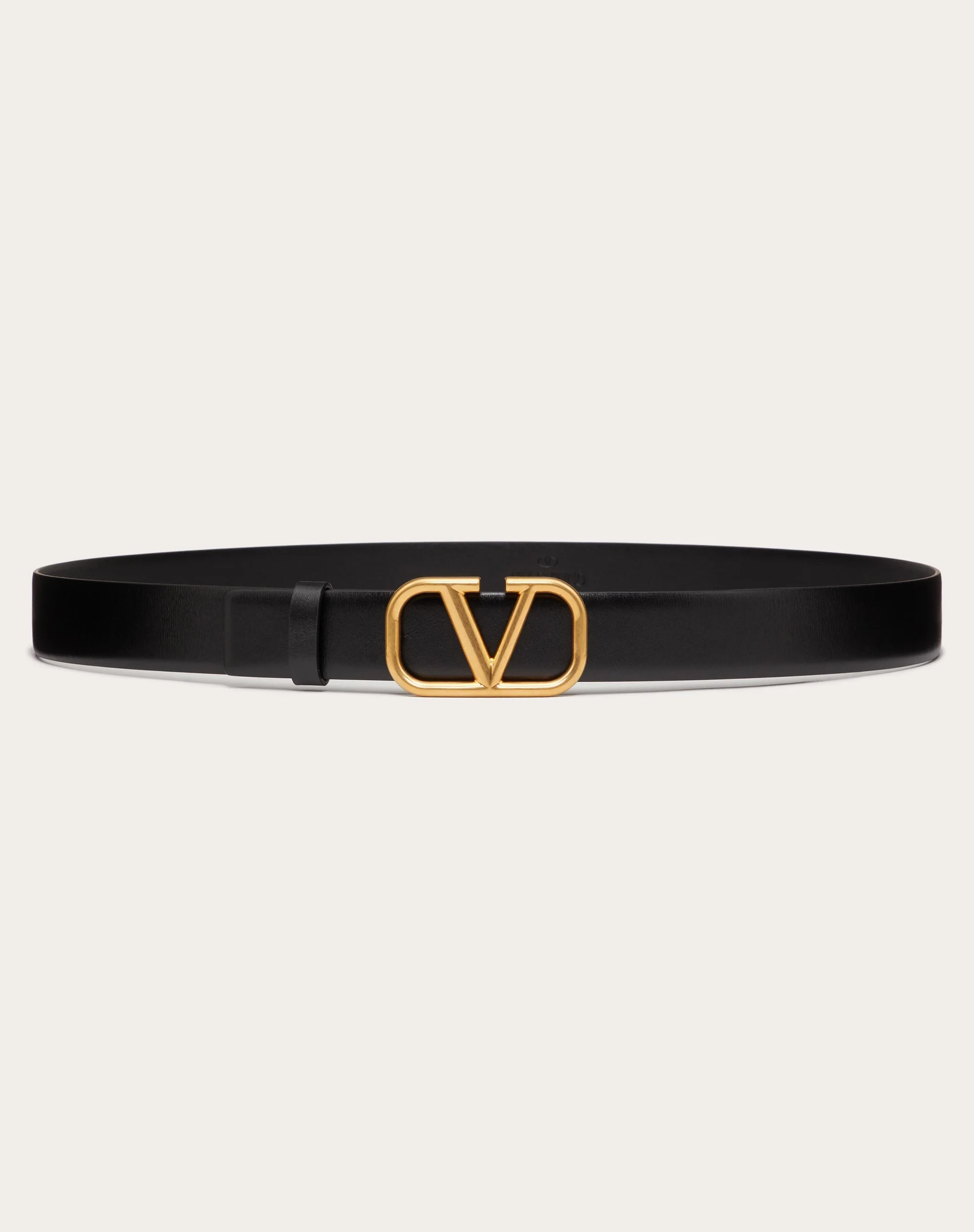 VLOGO SIGNATURE CALFSKIN BELT - 1