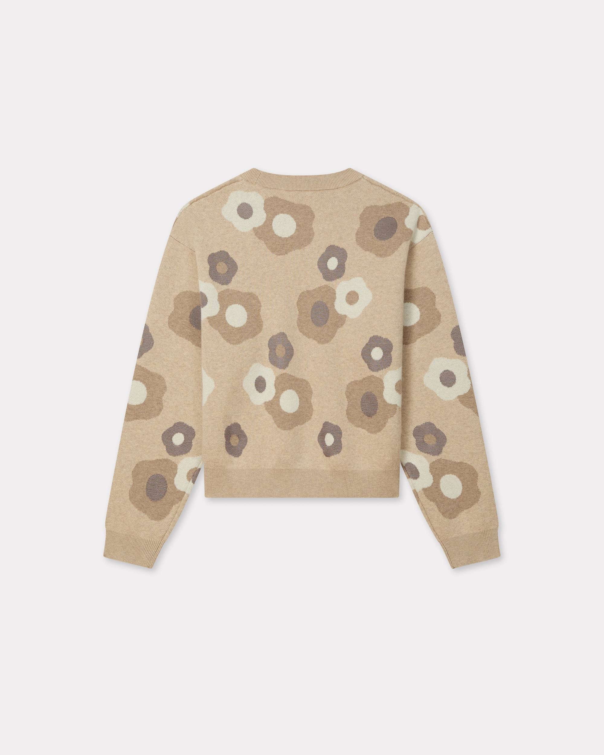 'Hana Dots' embroidered jumper in mixed cotton wool - 2