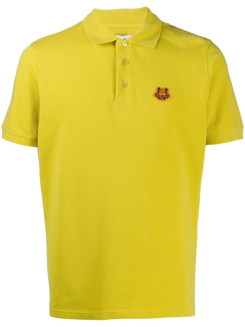 tiger motif polo shirt - 1