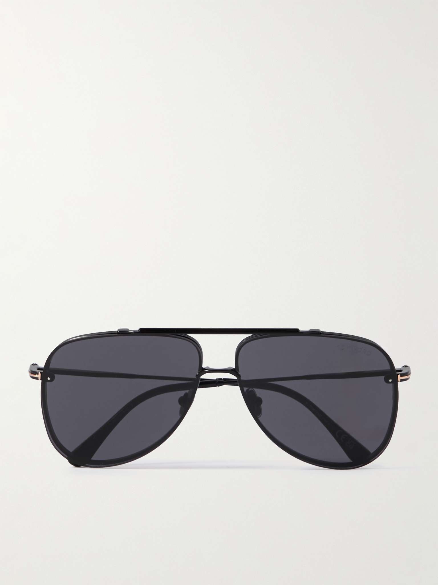 Leon Aviator-Style Stainless Steel Sunglasses - 1